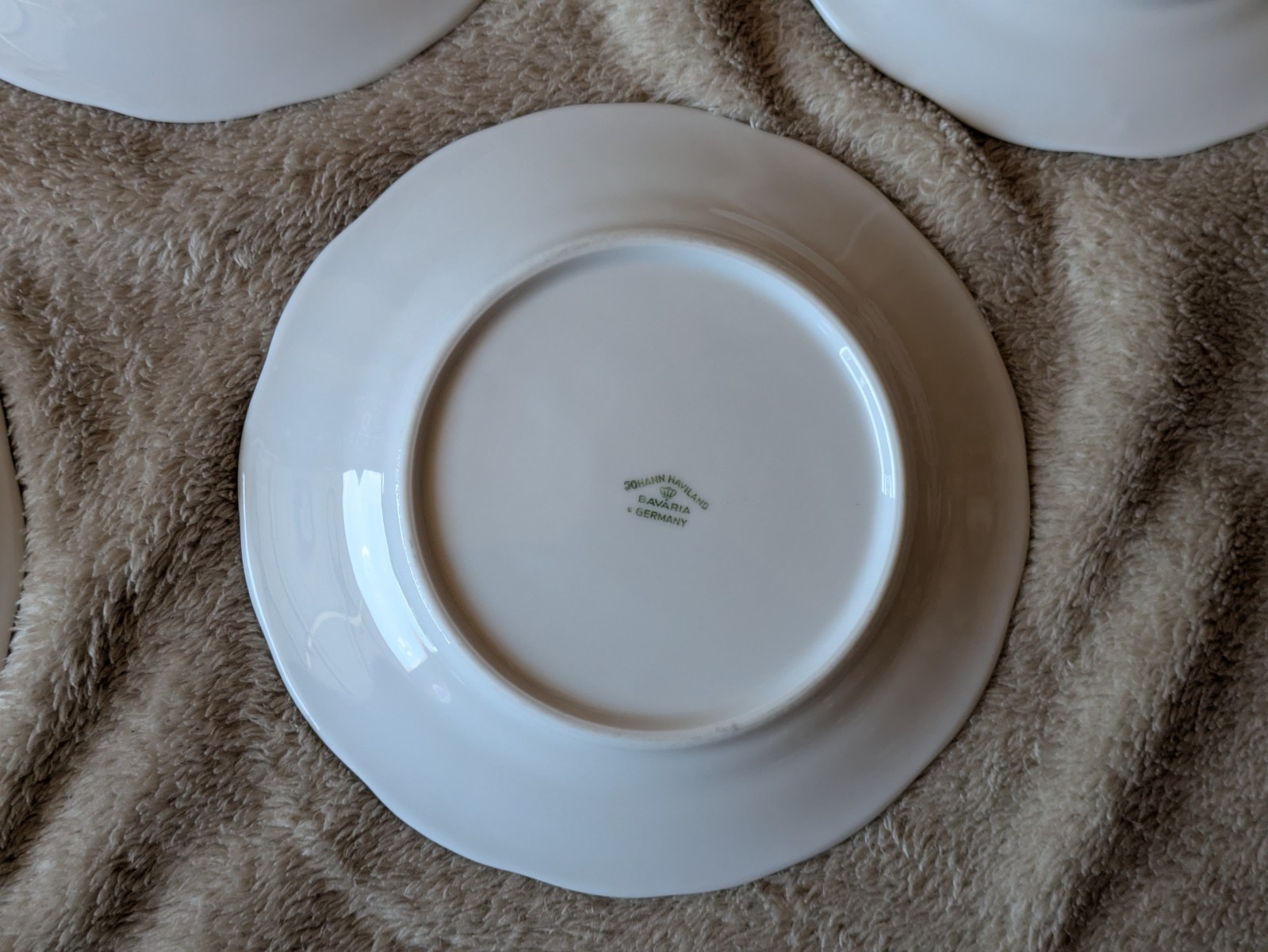 Johann Haviland Bavaria Germany Blue Garland 6.25″ Bread Butter Plate set of 8