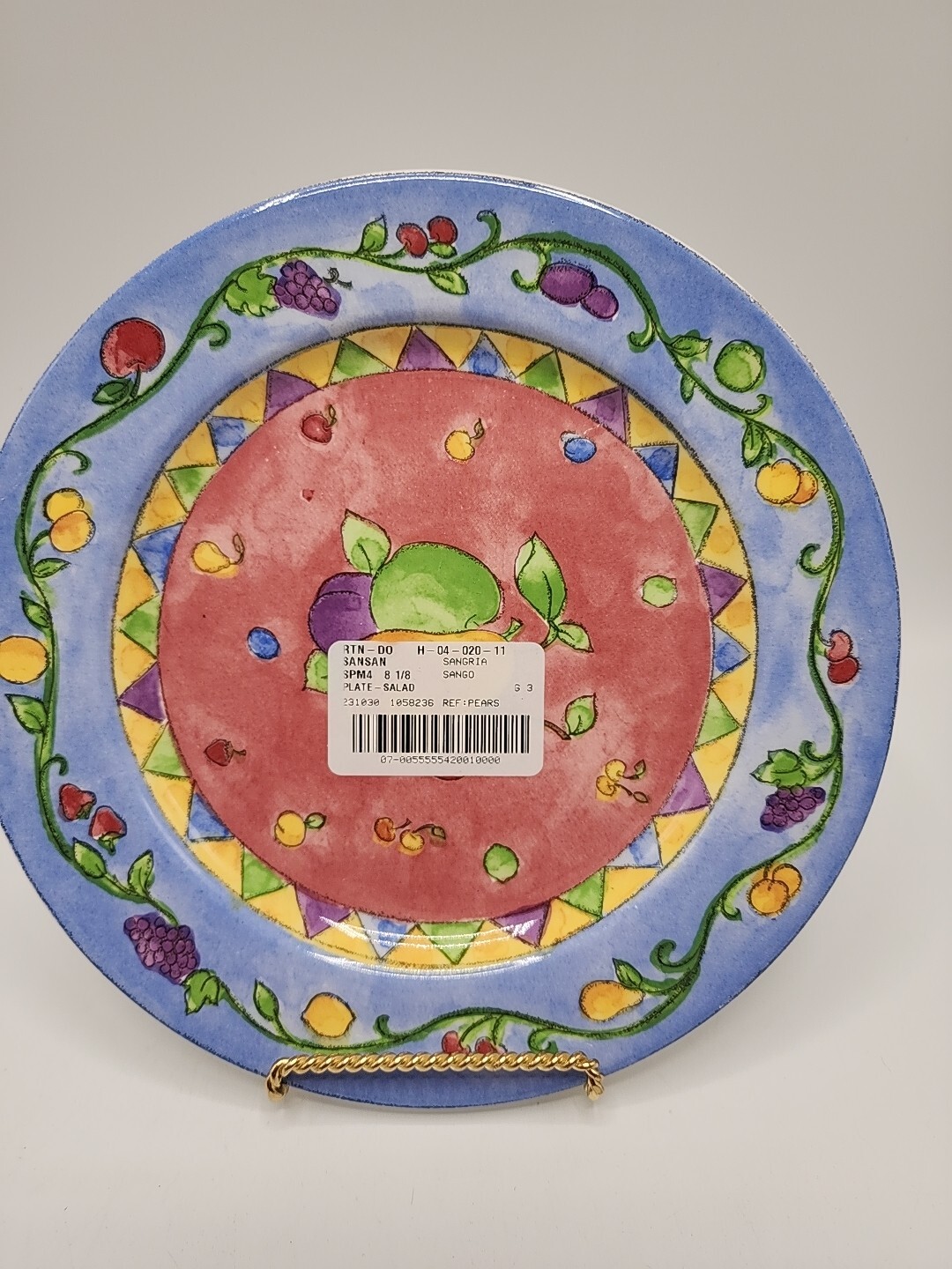 Sango “Sangria” 8 1/8 Inch – Pears – Salad Plate