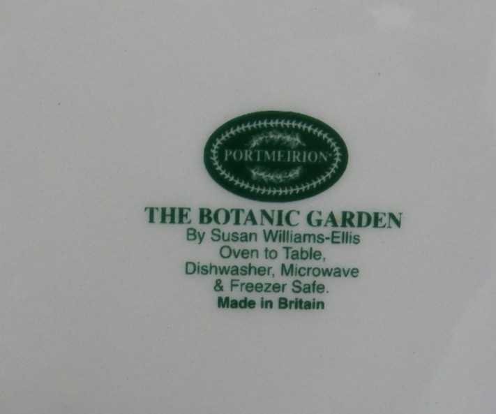 Portmeirion Botanic Garden Rhododendron 1.5 Qt Covered Casserole Dish MINT