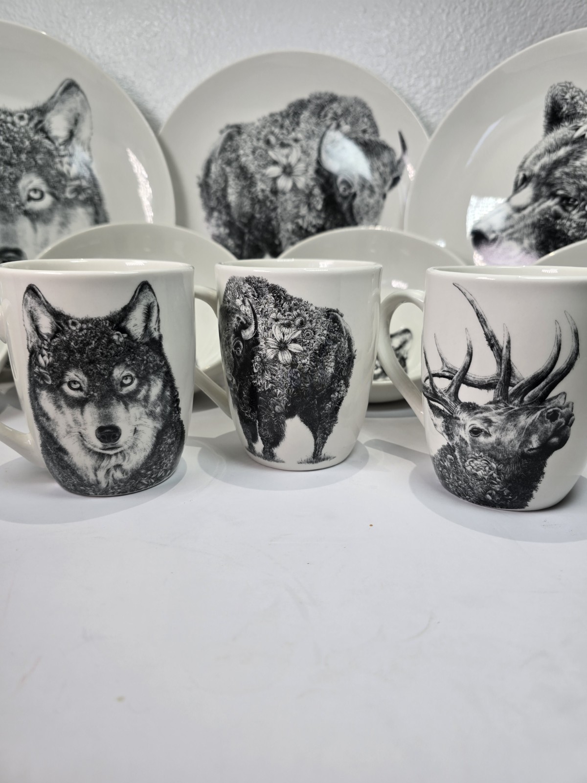 Maxwell Williams Marini Ferlazzo Wildlife Porcelain Dinnerware Set 10 Pc