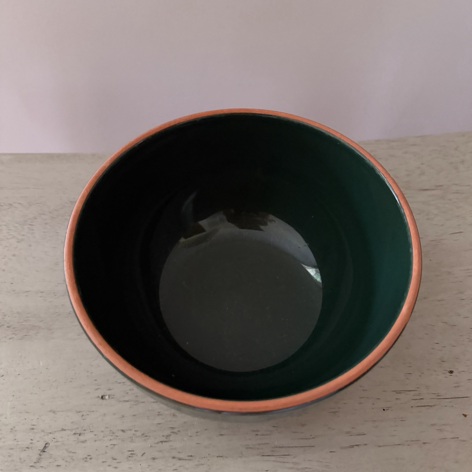 Dansk Forest Green Glazed Terracotta Cereal Soup Prep Bowl 5” Portugal MCM