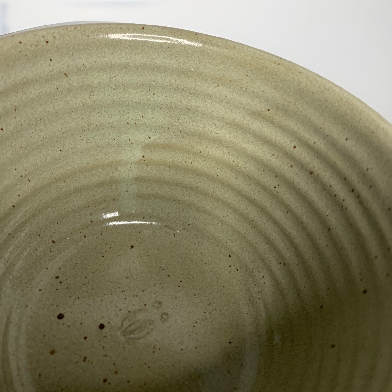 Collection Circle Pottery Moose Print Beige Candy Dish/Bowl Signed. Really Cute!