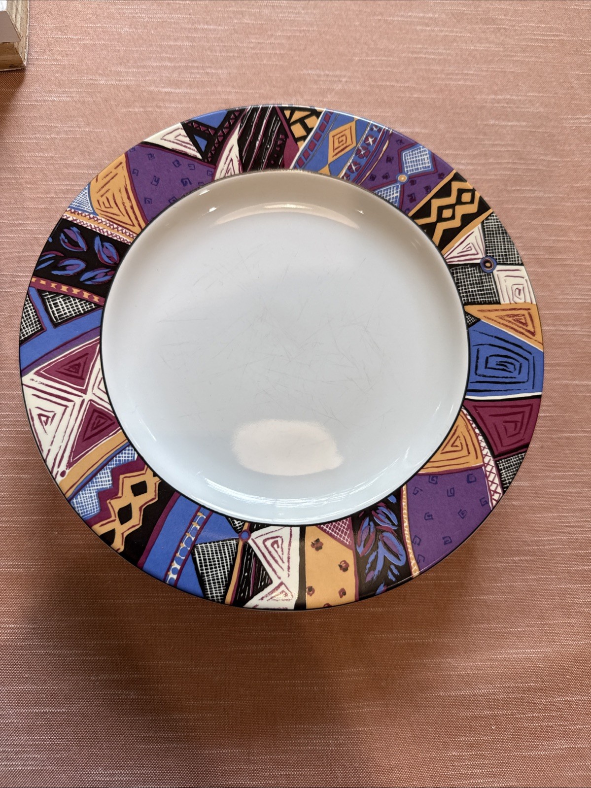 Sakura Masquerade Salad Plate Made In Indonesia 1992