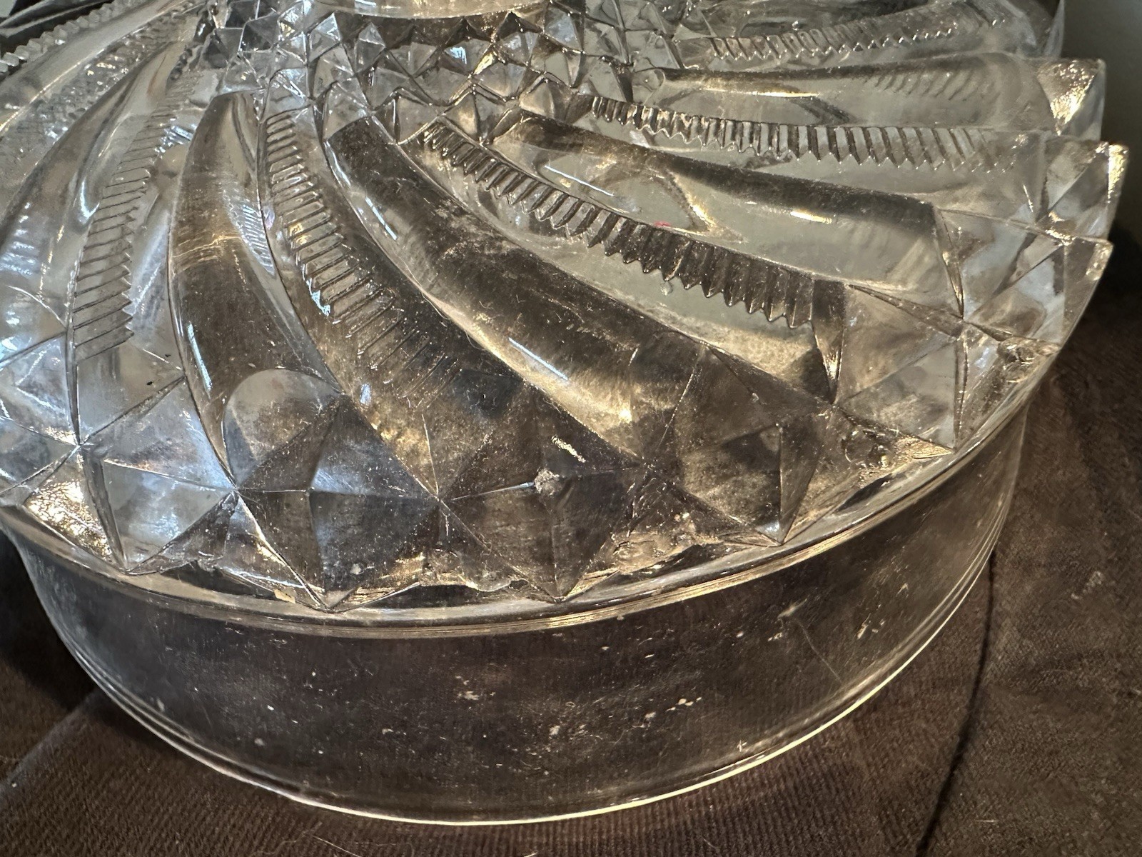 Antique EAPG Cut & Pattern US Glass Co. Compote Bar & Diamond Richards & Hartley