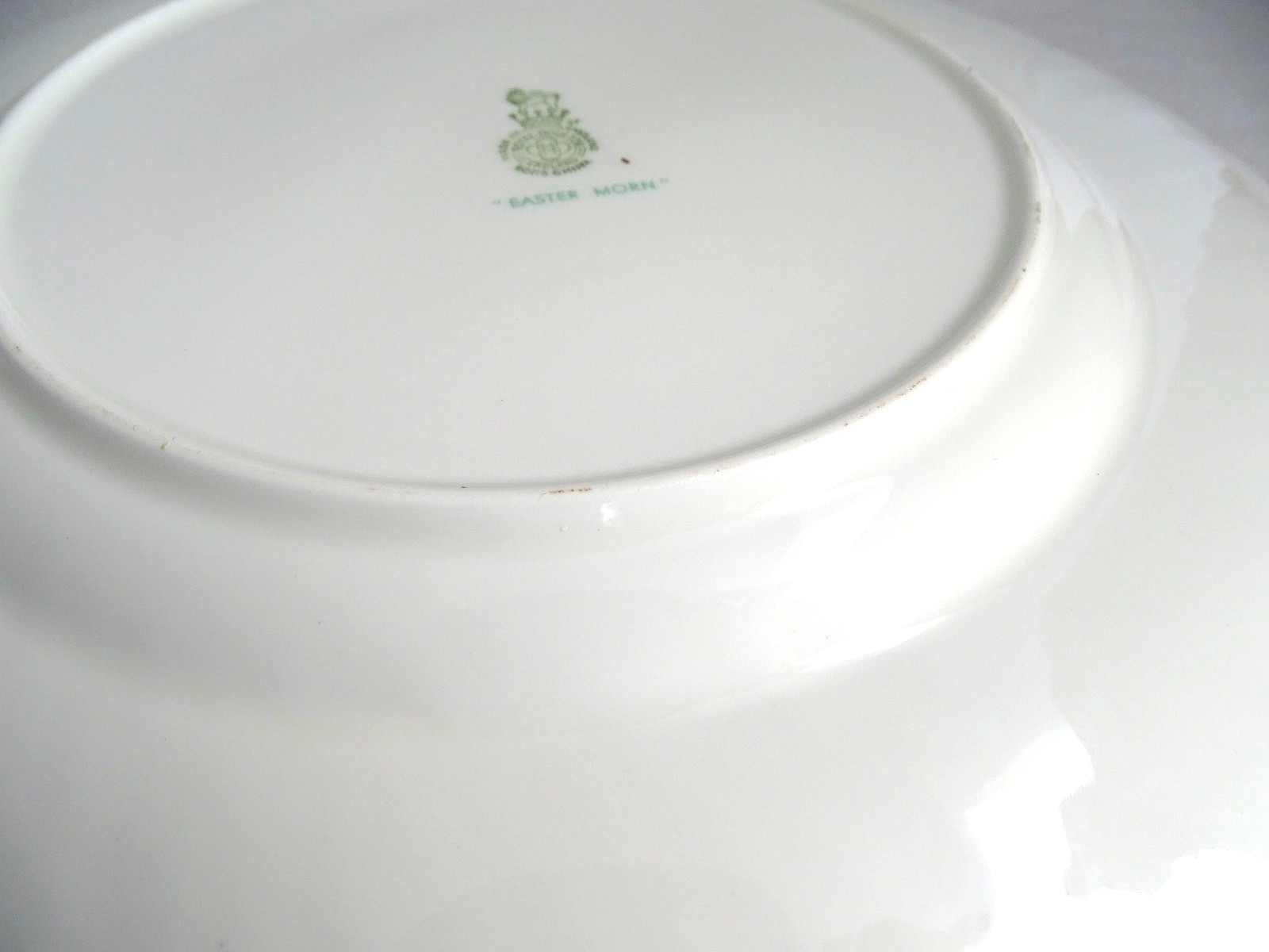 (2) Royal Doulton Easter Morn Bone China Decorative Plates Flower England