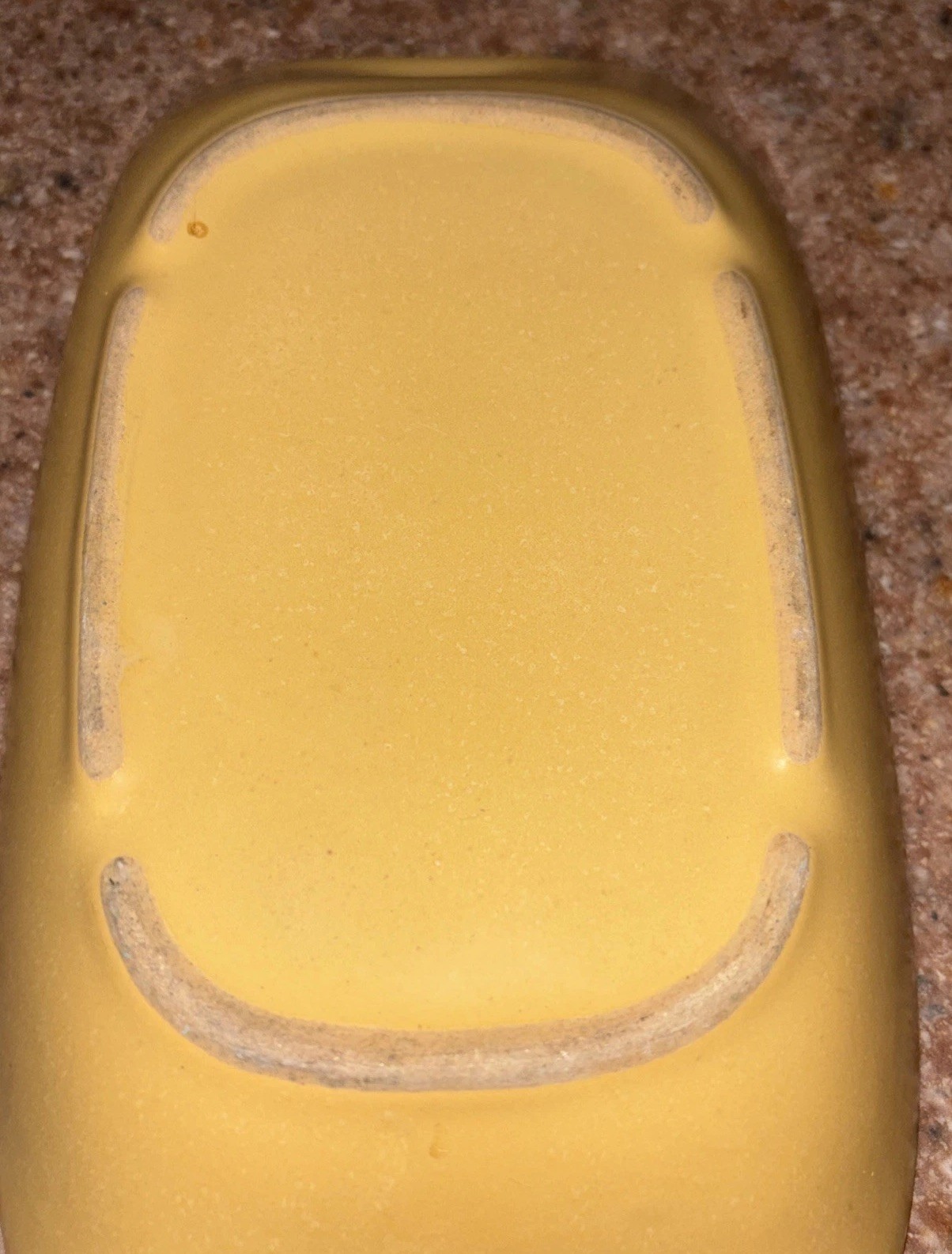 Vintage Mid- Century Modern La Solana Pottery Yellow Relish/ Serving Tray 1940’s