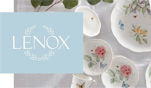 LENOX Butterfly Meadow 8 3/4″ PASTA Soup Salad 20oz BOWLS (SET OF 4) NEW in BOX