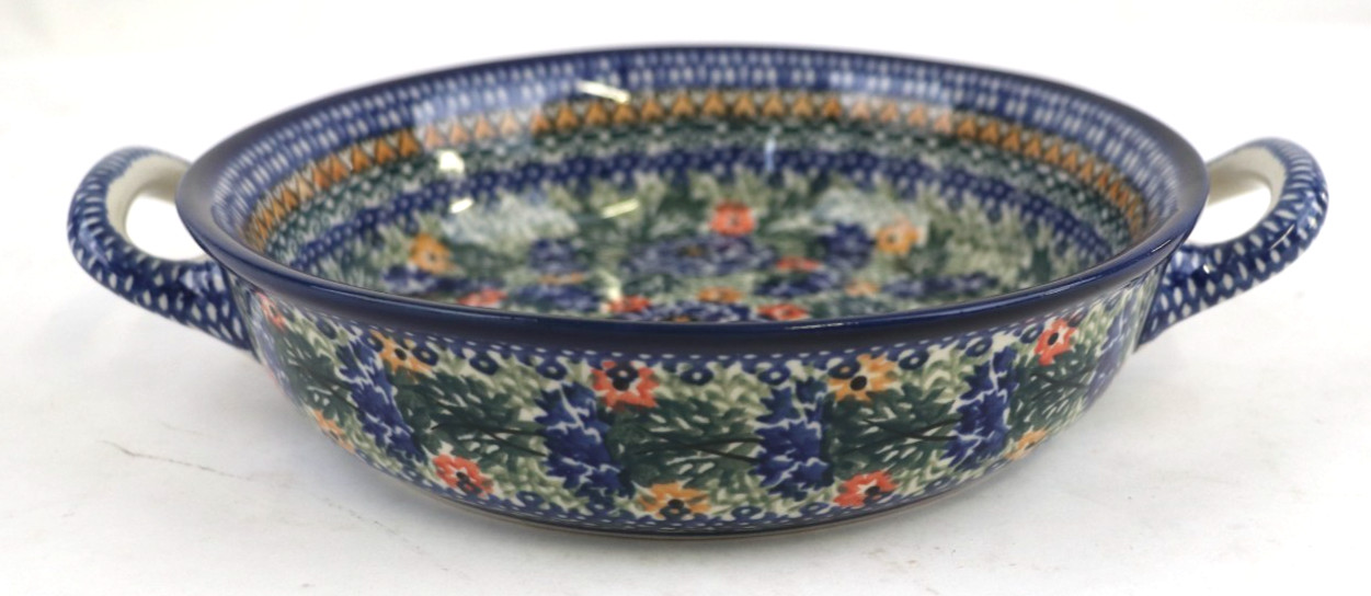 Polish Pottery UNIKAT 1757 Teresa 2007 Ultimate 8×2 Floral Handmade