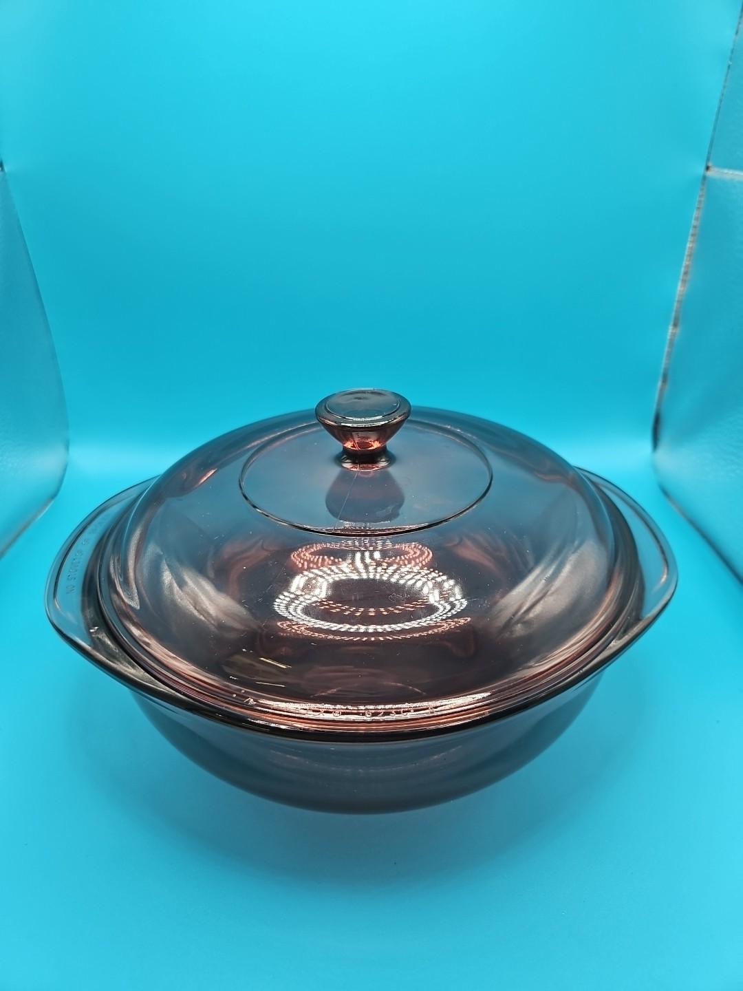 Pyrex Visions Glass Purple 023 Round 1.5 L Casserole Baking Dish With 623-C lid