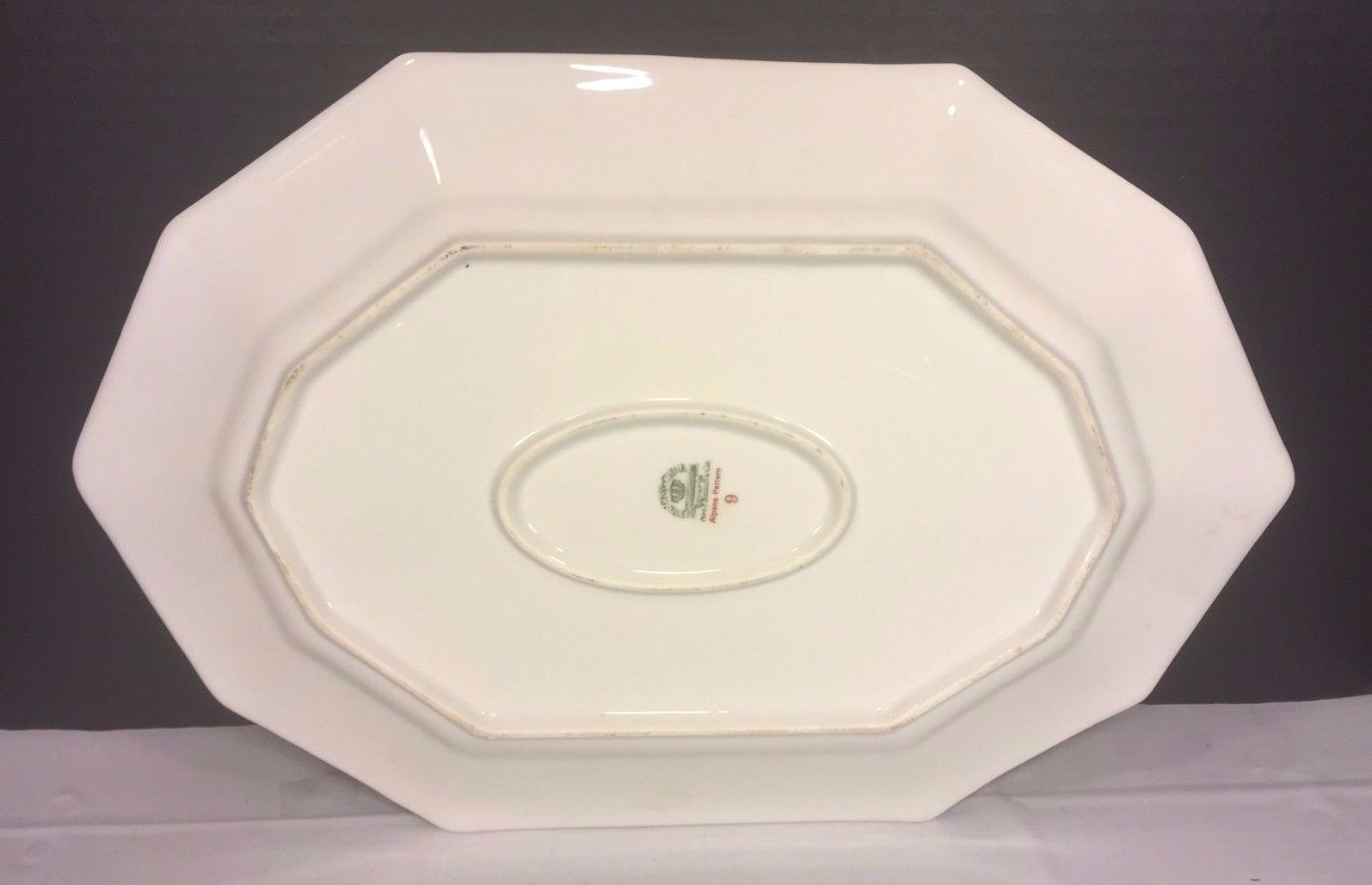 15.5″ OVAL SERVING PLATTER Princess China Belwood Alpena Pattern Bavaria