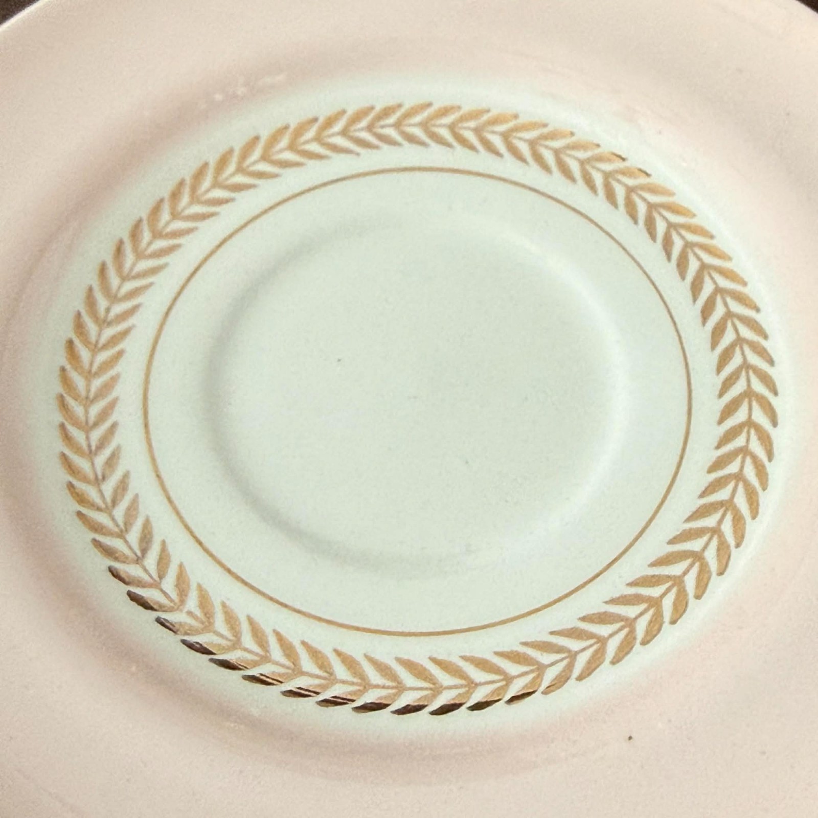 Candle Light American Limoges 22-k Gold Federal Pink Saucer Plate Lot Of 10