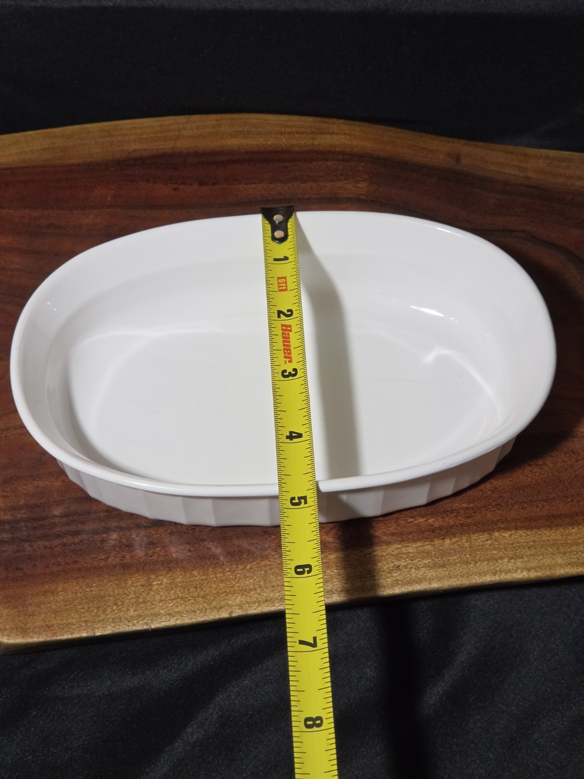 Corning Ware F-15-B French White Oval Baking Dish 15 oz – JL541 No Lid Vintage