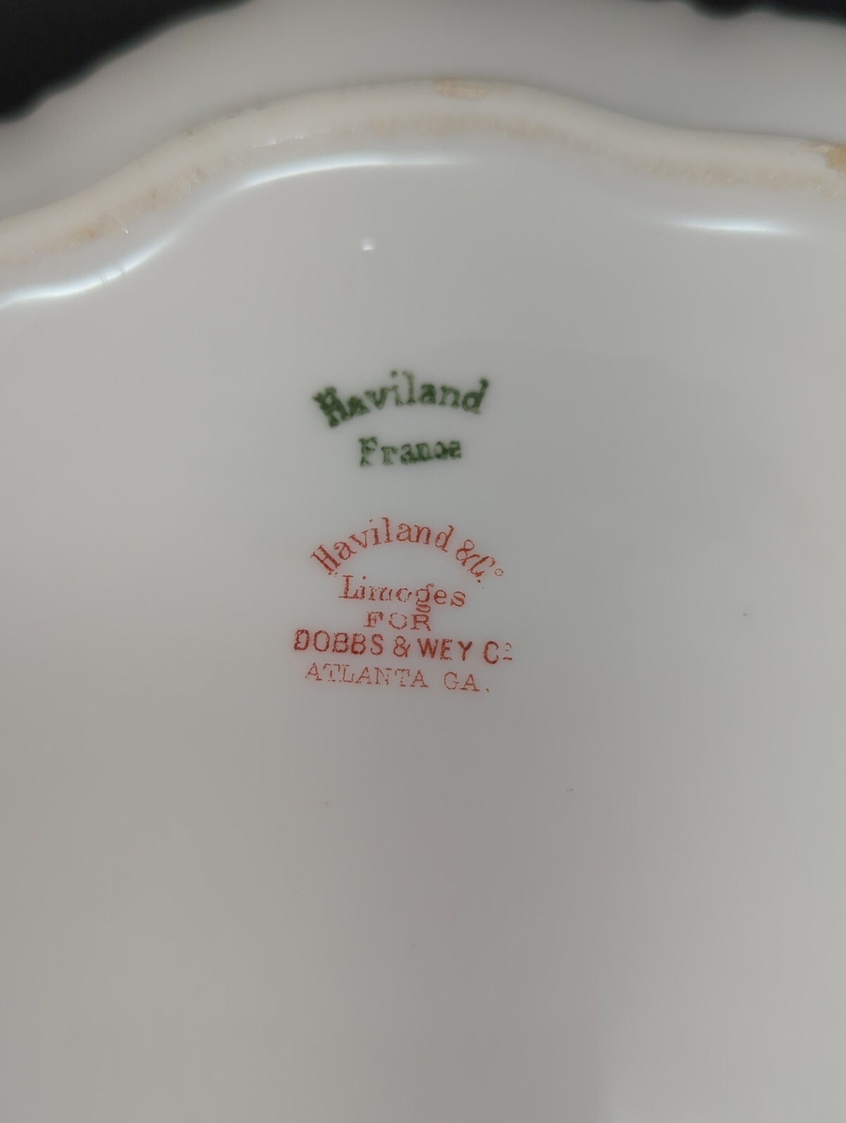 Rare Haviland Limoges Oval and Circular Serving Dishes plus one Circular lid.