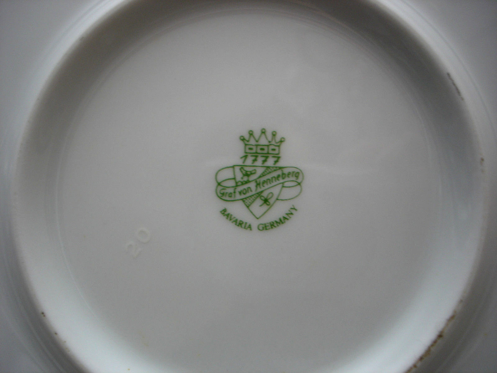 Blue / Rust / Green / Gold by Graf Von Henneberg SERVING PLATE 11 1/4″