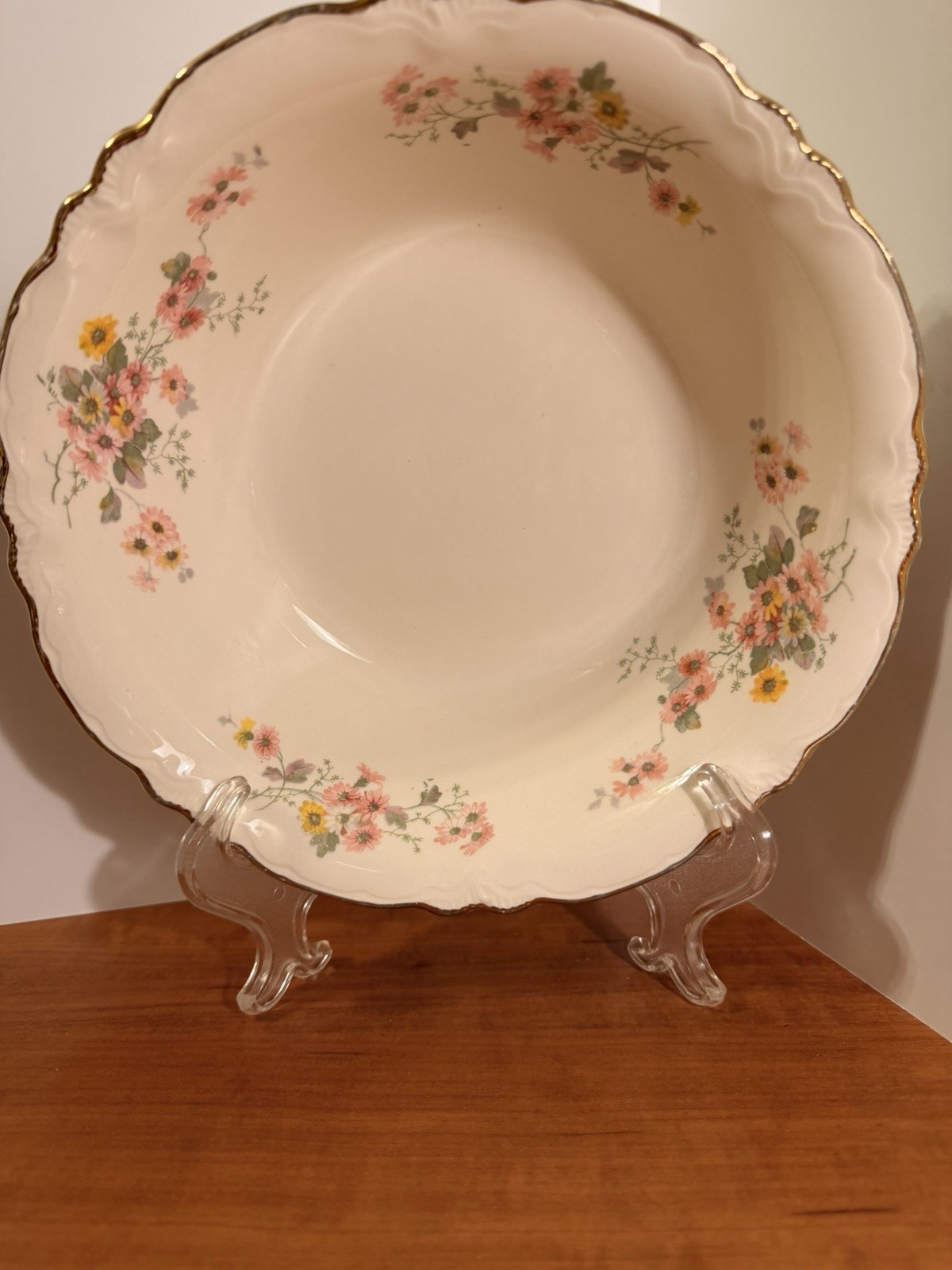 Homer Laughlin Eggshell Daisy Medium Serving Bowl circa 1936