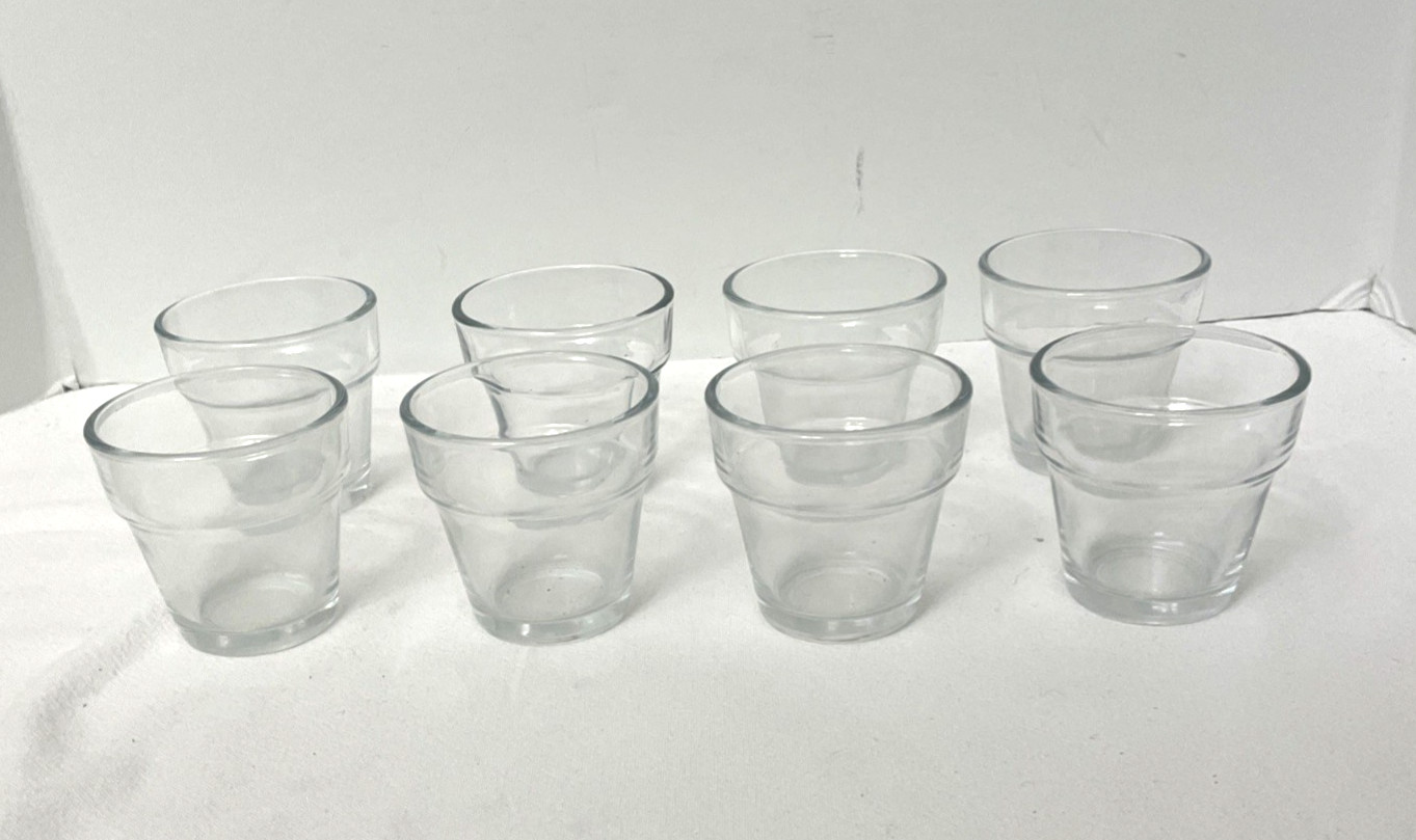 Libbey Ice Cream Dessert Cups w Spoons Holiday Party Home Entertaining