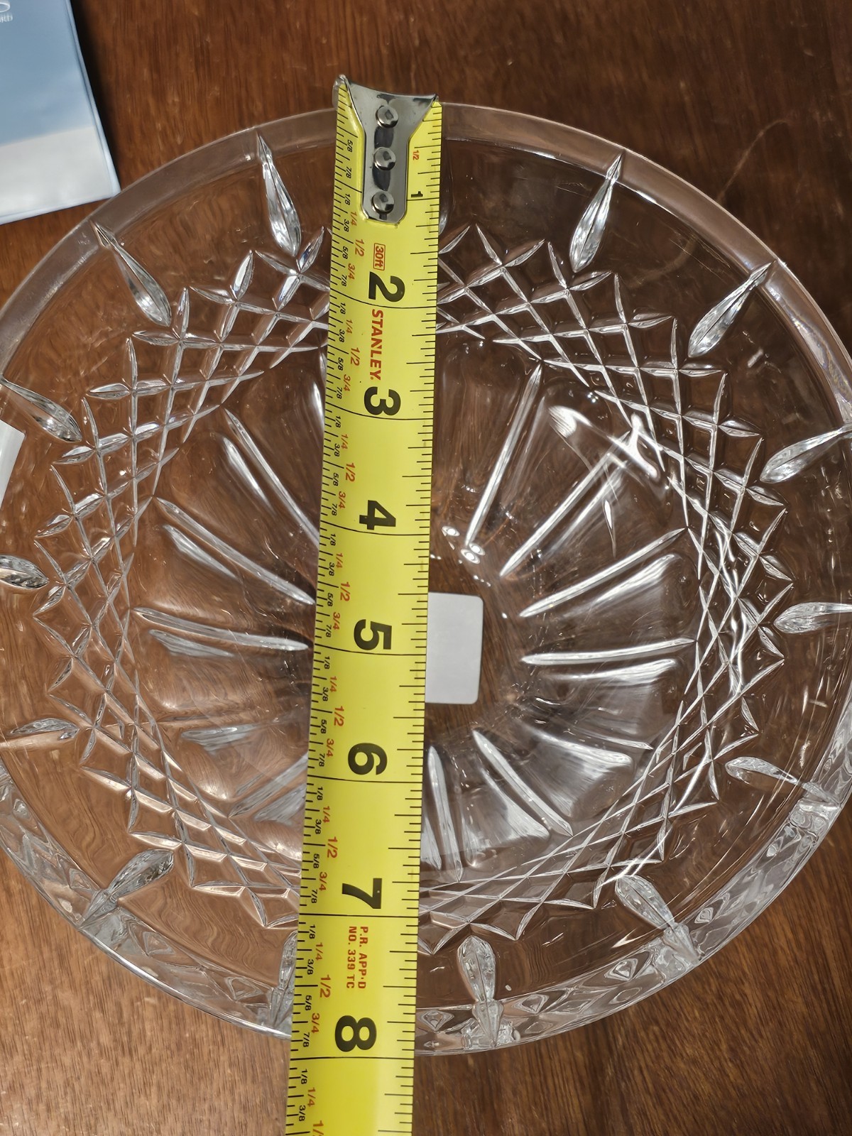 Waterford Crystal Marquis 8” Bowl Shelton Collection New with Original Box