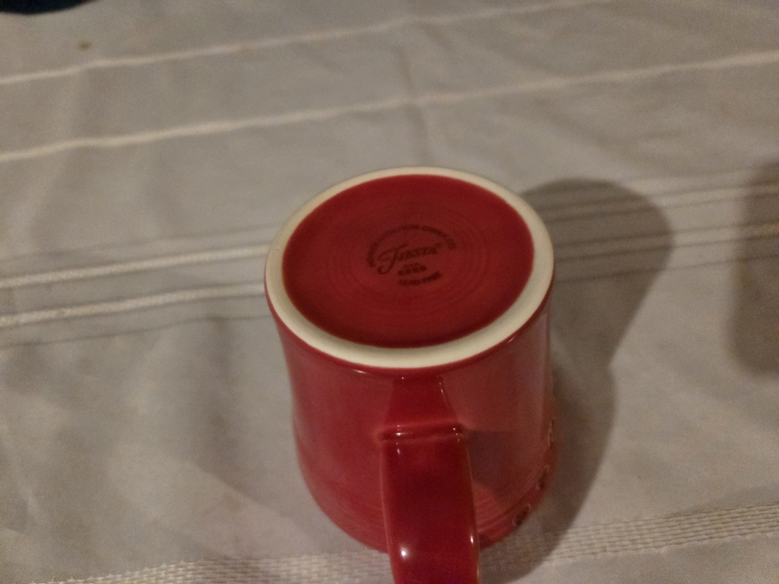 HLC Fiesta Scarlet Red Ladybug Tapered Mug Coffee Cup 15 oz.