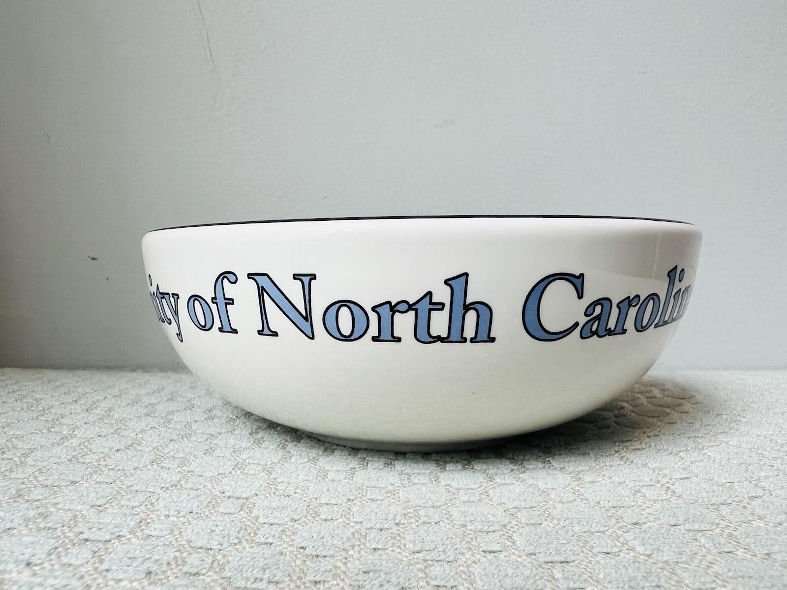 Pfaltzgraff UNC Tar Heels Soup & Sandwich Snack Tray Set 039 North Carolina USA