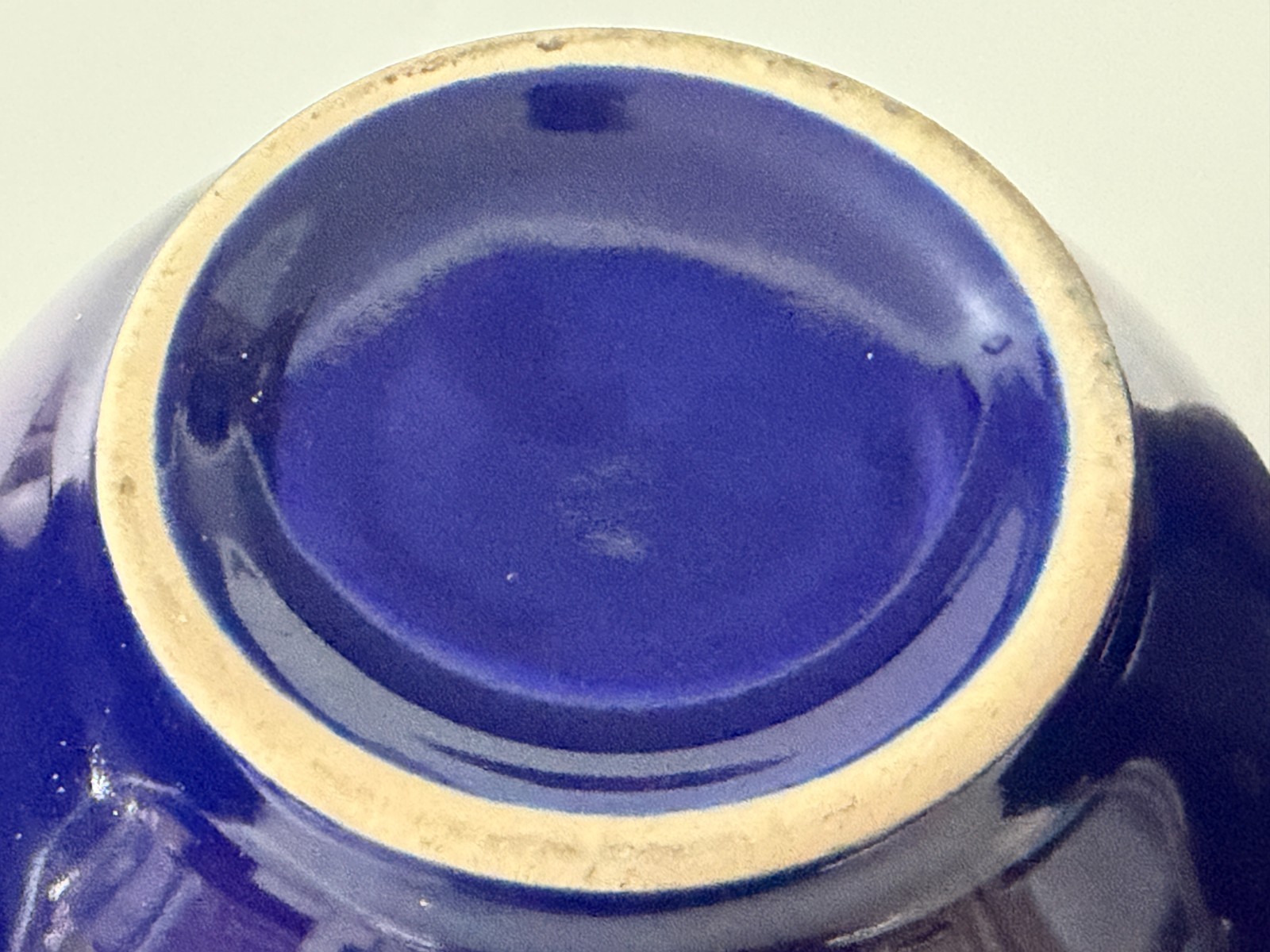 Set of 3 Cobalt Blue Ceramic Cereal Bowls 5 1/2” W X 3 1/4” H, Dishwasher Safe