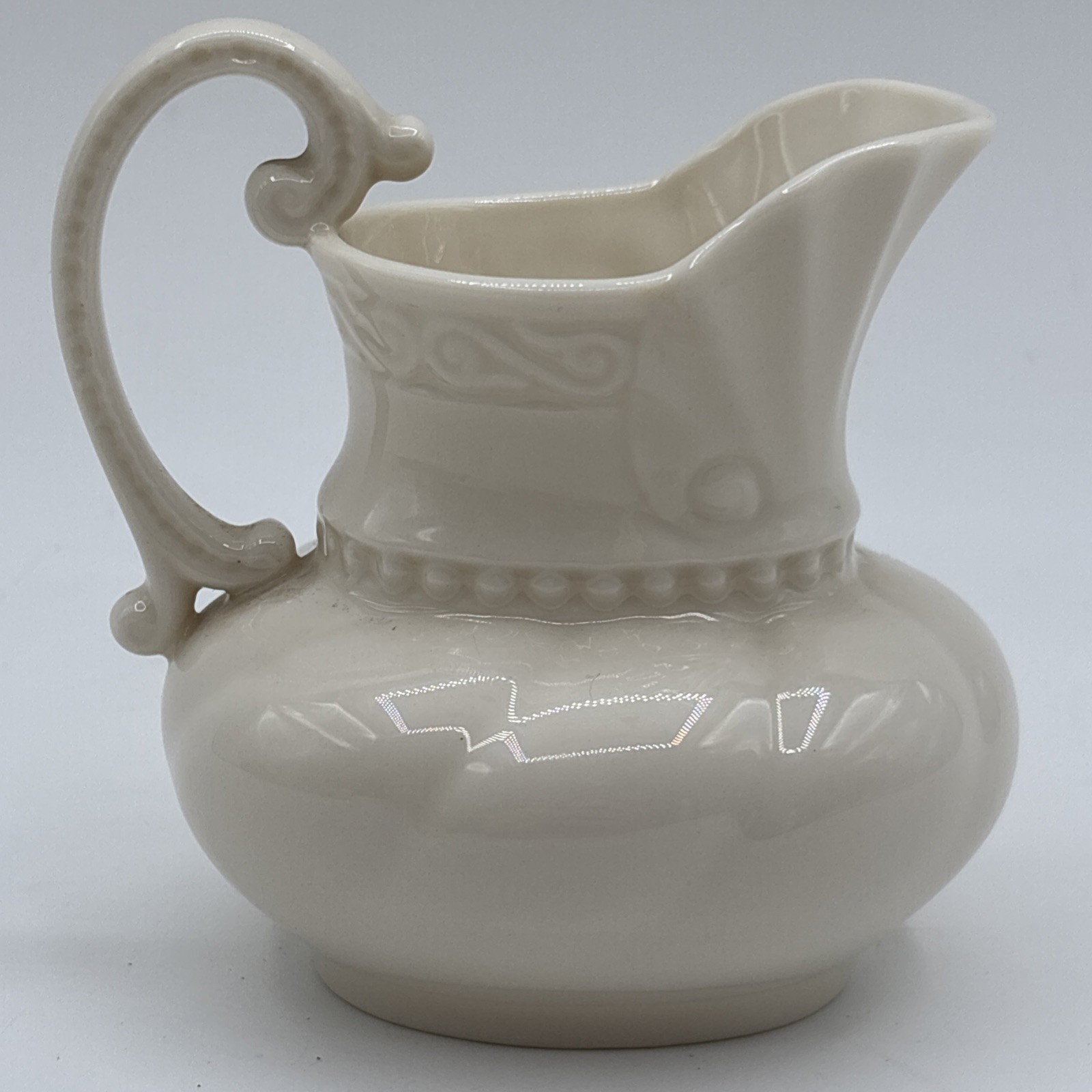 Lenox Ivory Small Pitcher Creamer Colonial Collection Fine Porcelain VTG Antique