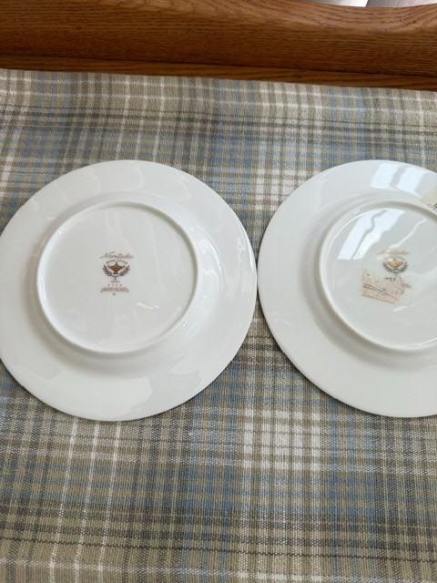 Noritake White Palace 4753 -1 SALAD, 3 SAUCERS, 2 BREAD PLATES NWT PERFECT