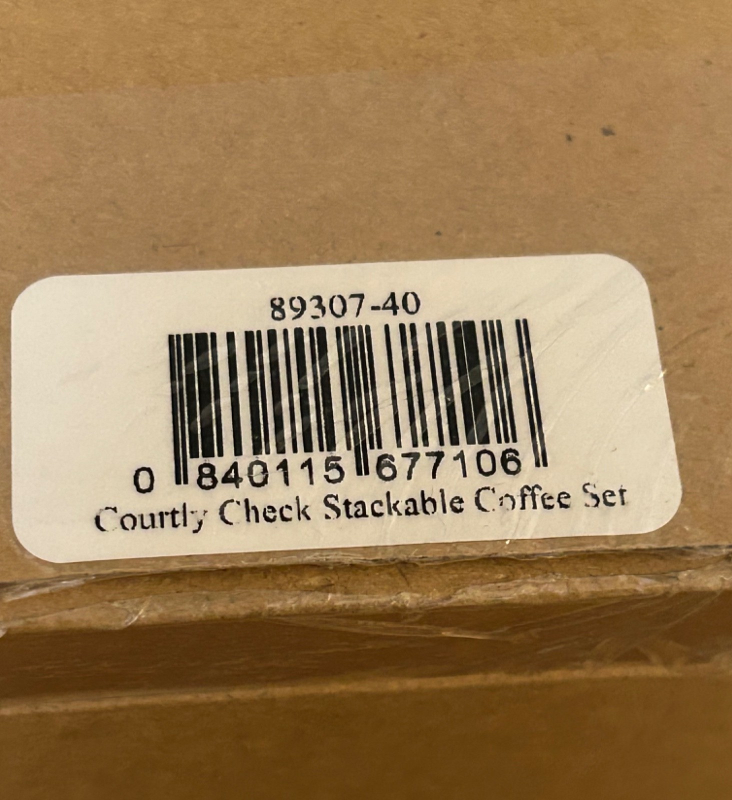 MacKenzie-Childs Courtly Check Stackable Coffee Pot Set w/ Sugar & Creamer – NEW