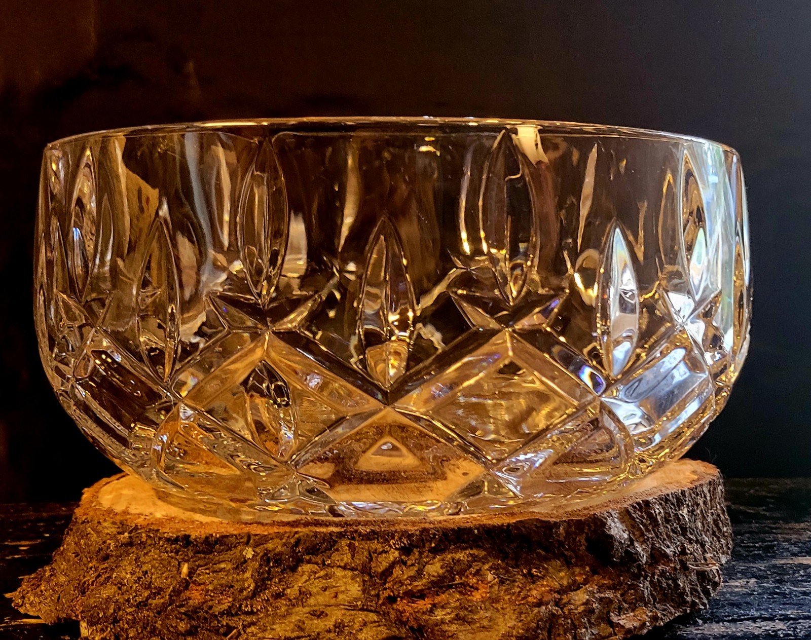 Gorham 1831 Lady Anne 9 in Salad Bowl Lead Crystal Made in Germany EUC