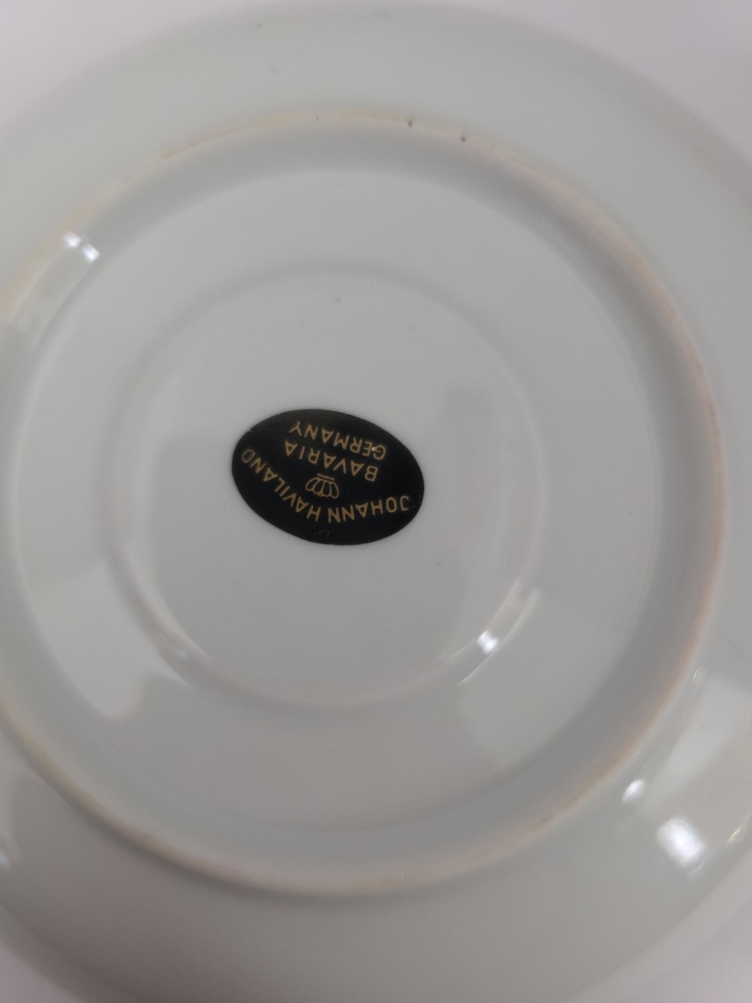 Johann Haviland Twilight Rose 6” Plates Bavaria Germany