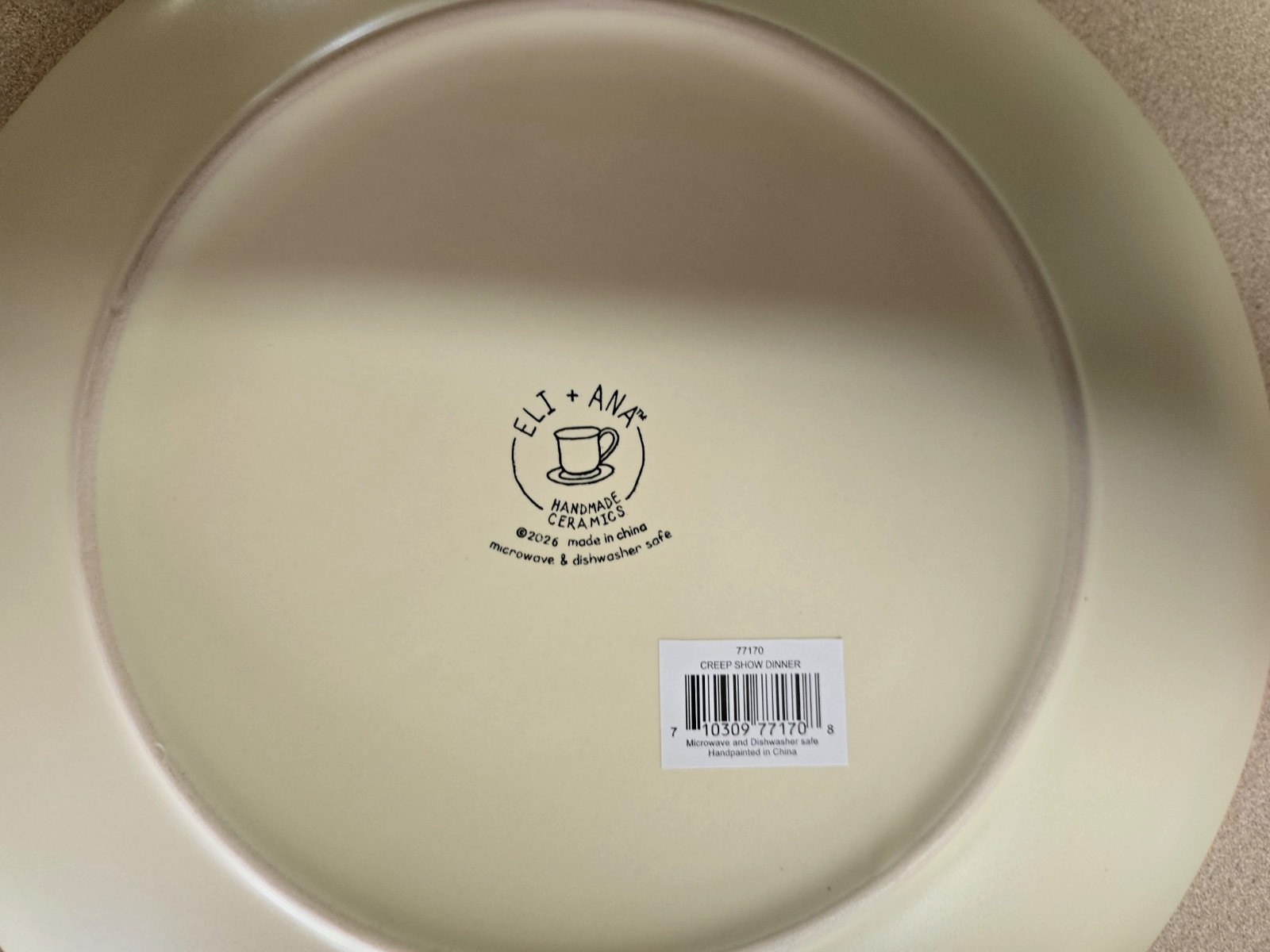 NWT Set Of 2 Eli + Ana Halloween Dinner Plates Creep Show Retro 10.5 Inch 2026