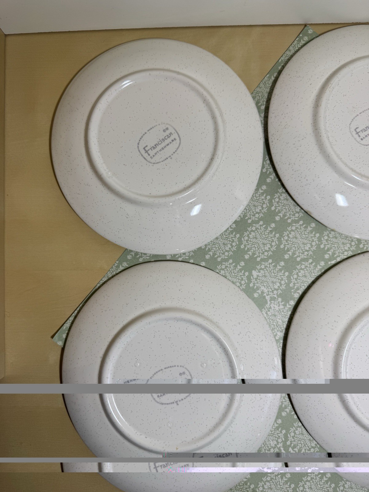 6 Franciscan Duet Rose Bread & Butter Plates USA c.1956-1967 FAST SHIPPING