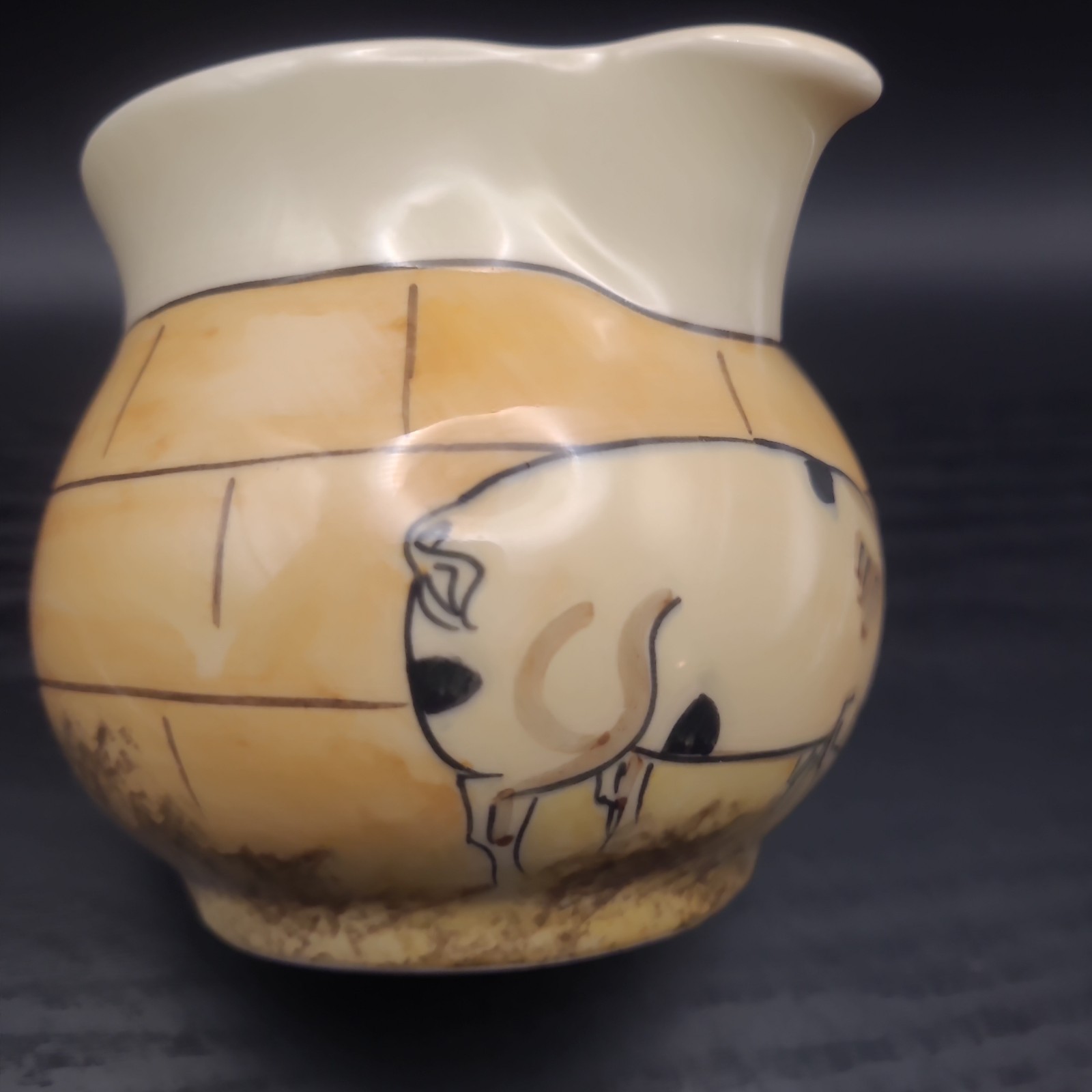 Oxney Green Farm Pig Creamer 5 In. Designed By Steve Duffy