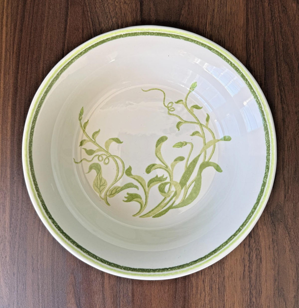 VTG FRANCISCAN Ceramic Earthenware Greenhouse Line 9 “Serving Bowl Made in USA