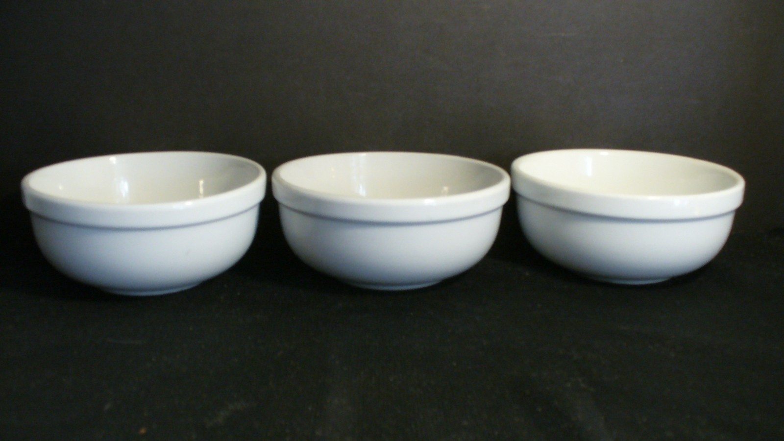 Pottery Barn 6 1/4″ White Bowls – 3