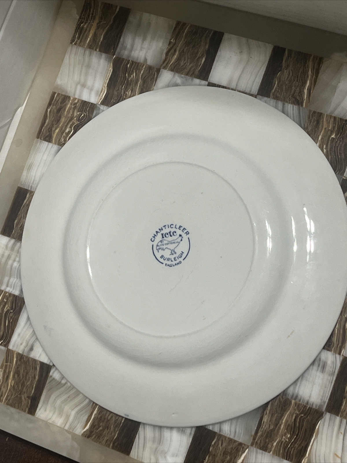 VTG Chanticleer Ictc – Alice Cotterell Rooster 10” Dinner Plate Burleigh England