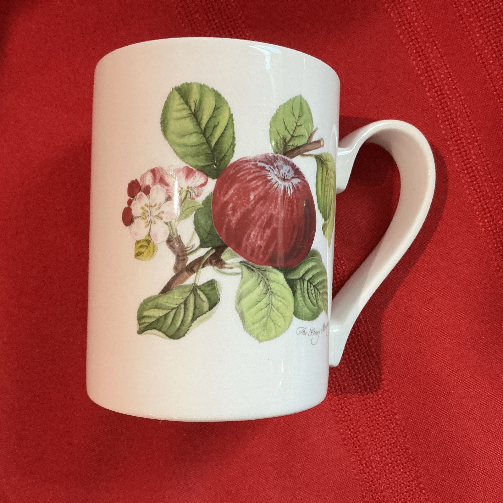 Portmeirion Pomona Straight Side Mugs (3) Orange Stamp