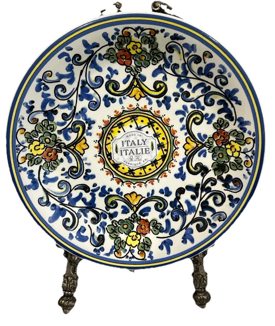 Dinner Plate Handmade 10.5” New – CeramicheItalia Italy