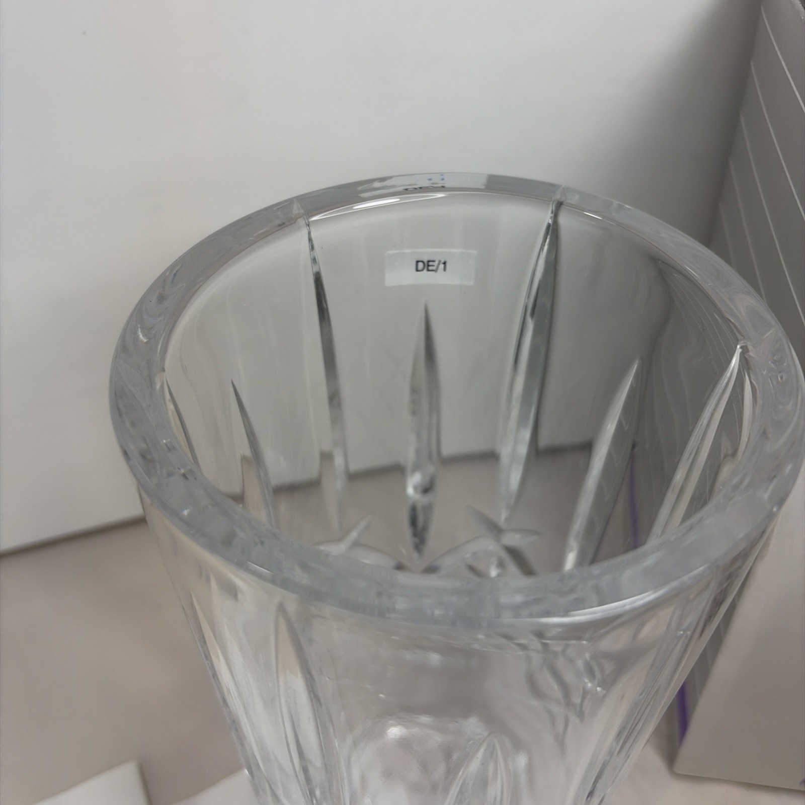 9″ WATERFORD Crystal Marquis Markham Vase Germany Heavy