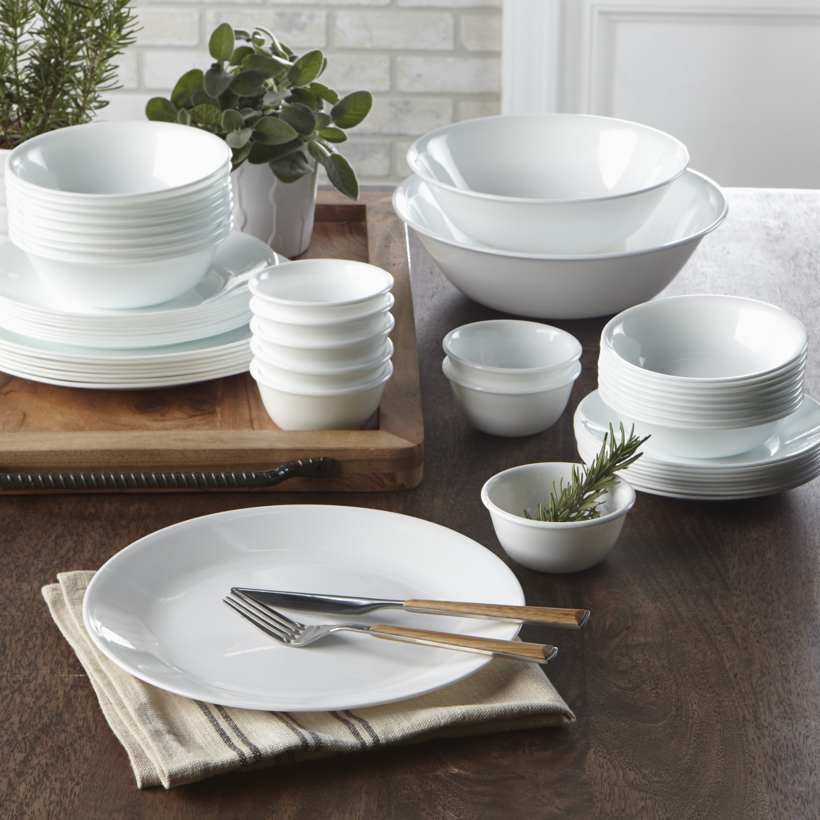 Corelle Classic Winter Frost White, Soup Bowls, Set of 6 , Free Ship USA