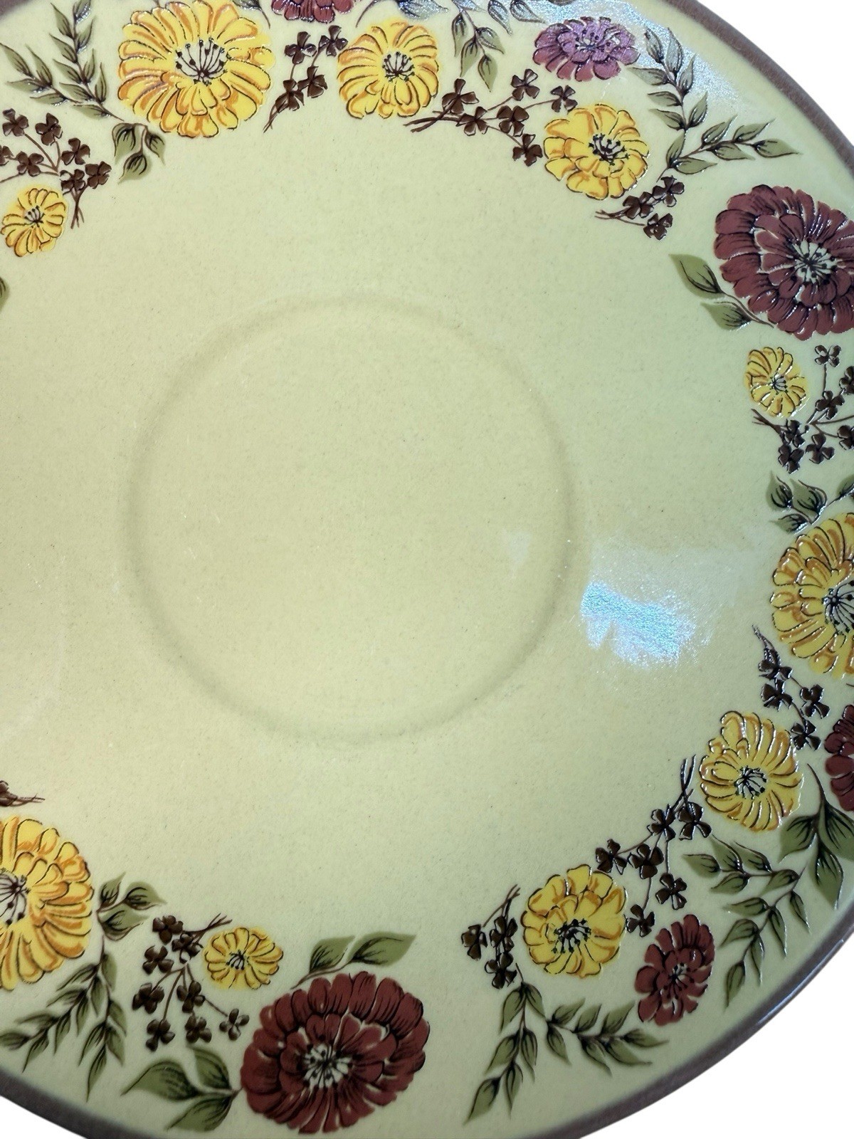 15 Pc Taylor Smith Taylor Design 70 Indian Summer – 7 Cups & 8 Saucers MCM VTG