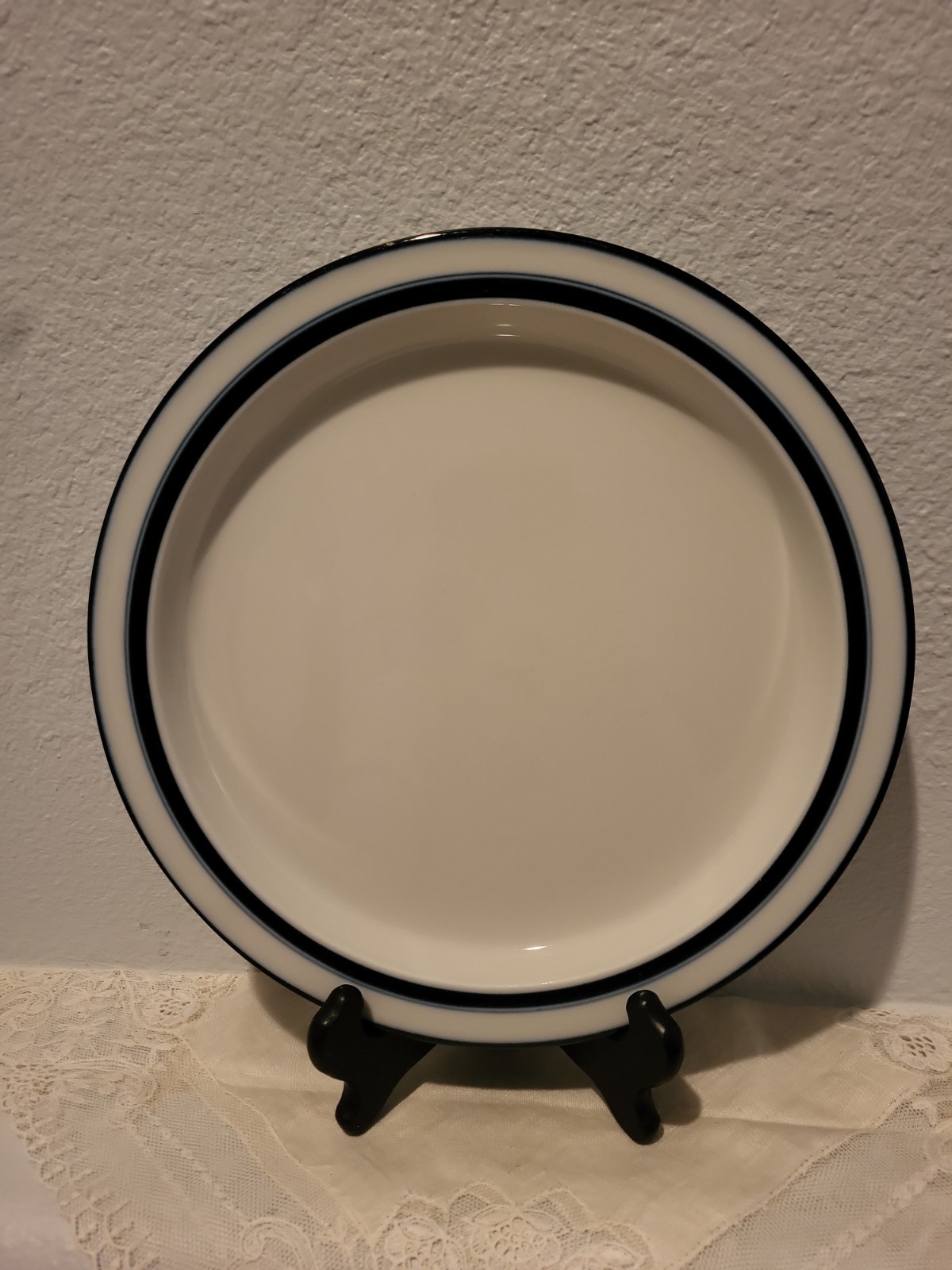 Dansk Christianshaven Blue Bistro Salad Dessert Plates Set of 4 Japan 8 3/4″