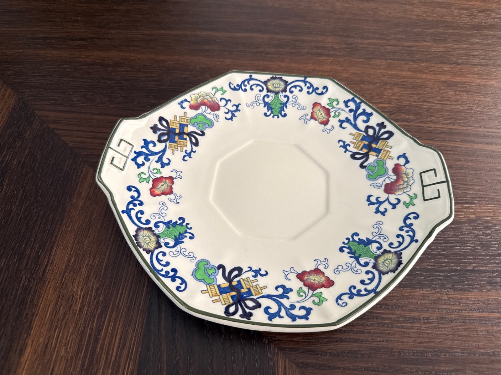 Royal Doulton Nankin 10” X 9” Cake/Sandwich Plate VGUC Burlslem England