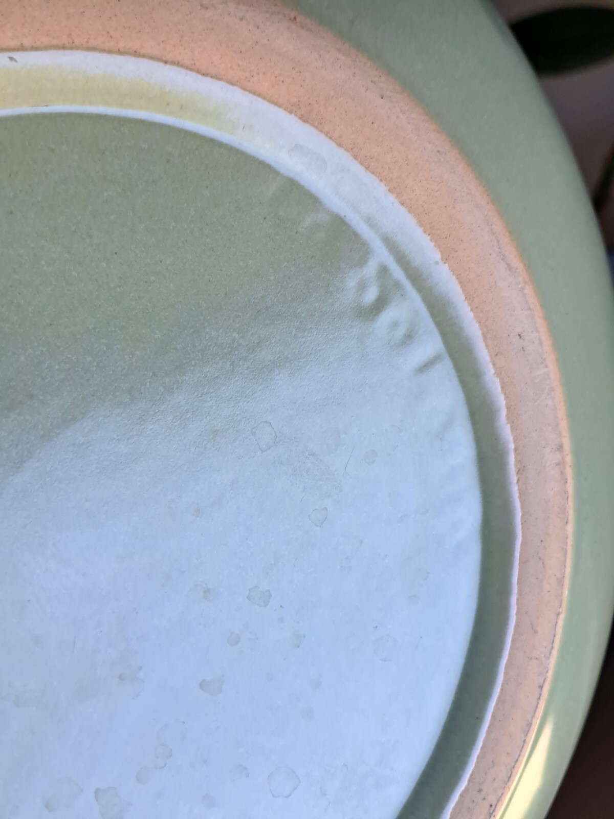 LARGE Vintage La Solana Pottery Mint Green 13″ Salad Serving Bowl Mid Century