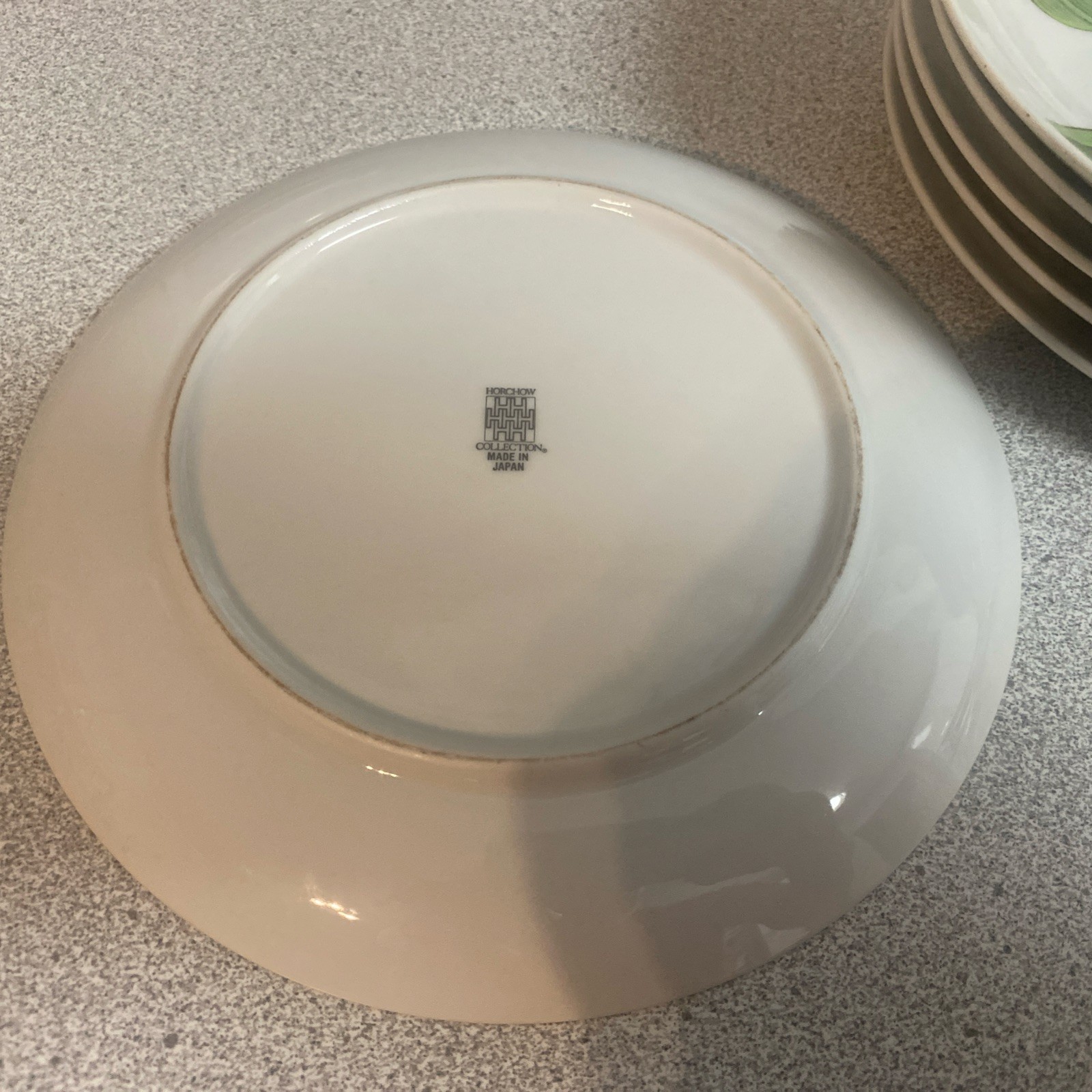 Vintage Set of 6 Neiman Marcus Horchow Botanical Herb Plates 7 3/8” Japan