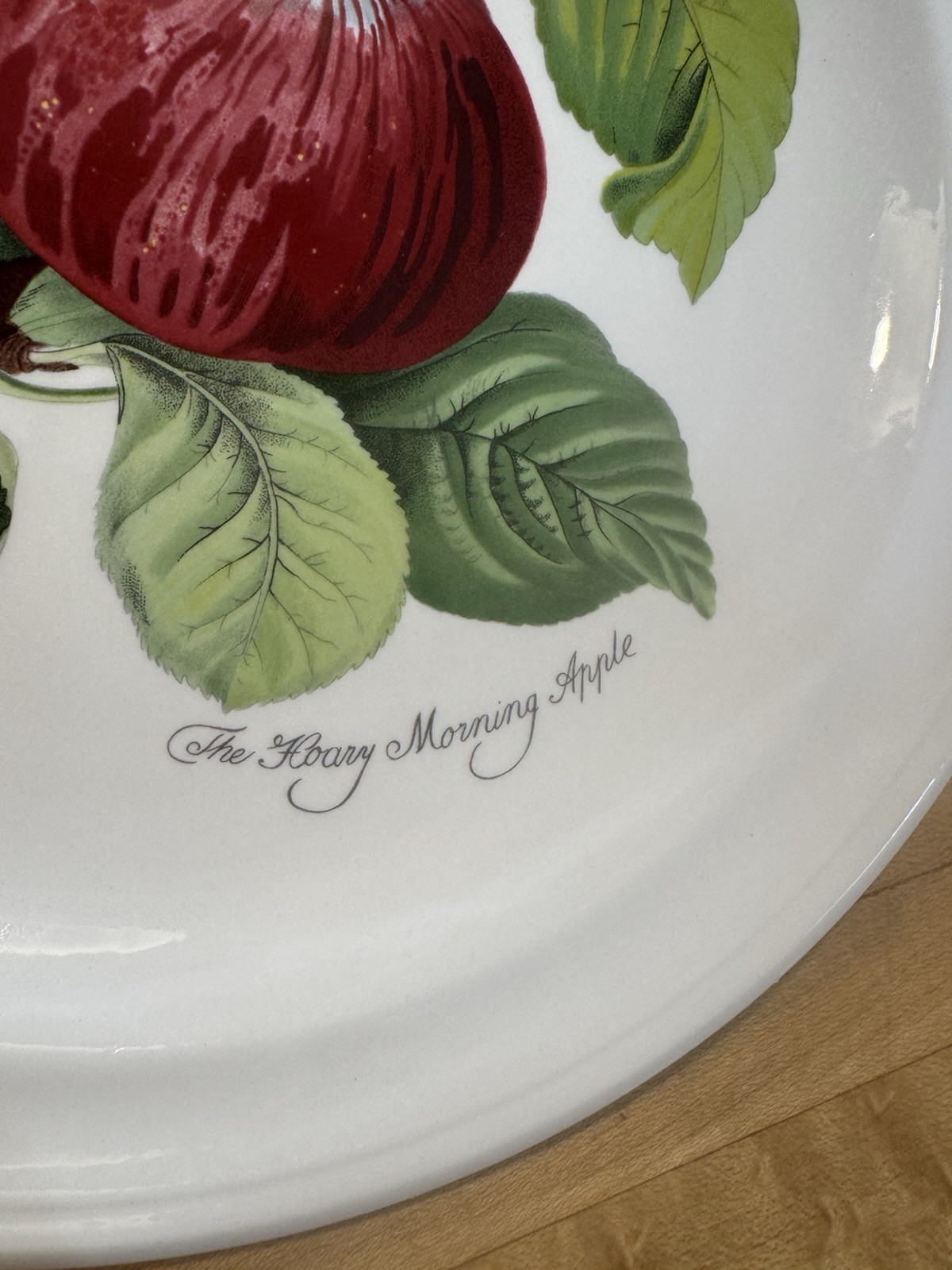 Portmeirion Pomona Set of 2 Dinner Plates – Apple and Peach – 10.5″
