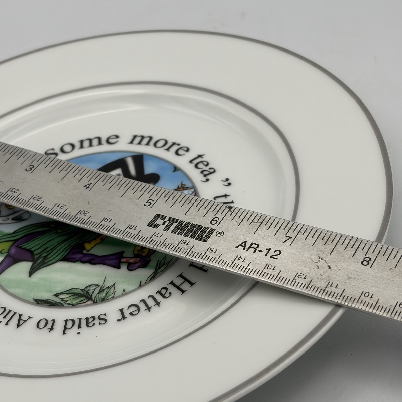 Paul Cardew Alice in Wonderland Cafe 2 Dinner 4 Salad Plate 2 Wide Rim Bowl 2010