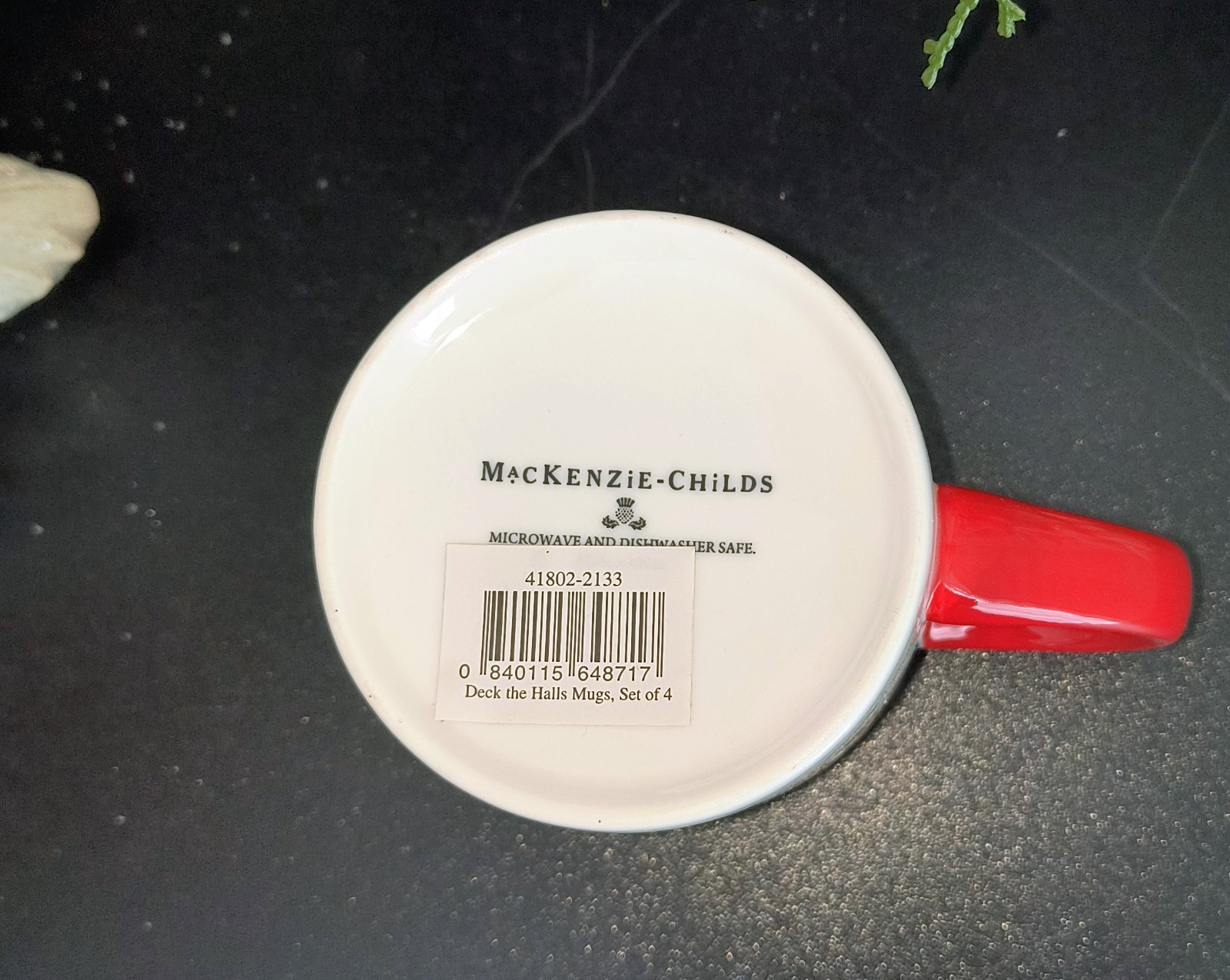 Mackenzie Childs Deck The Halls Dinnerware – 4 Piece Place Settings. NEW