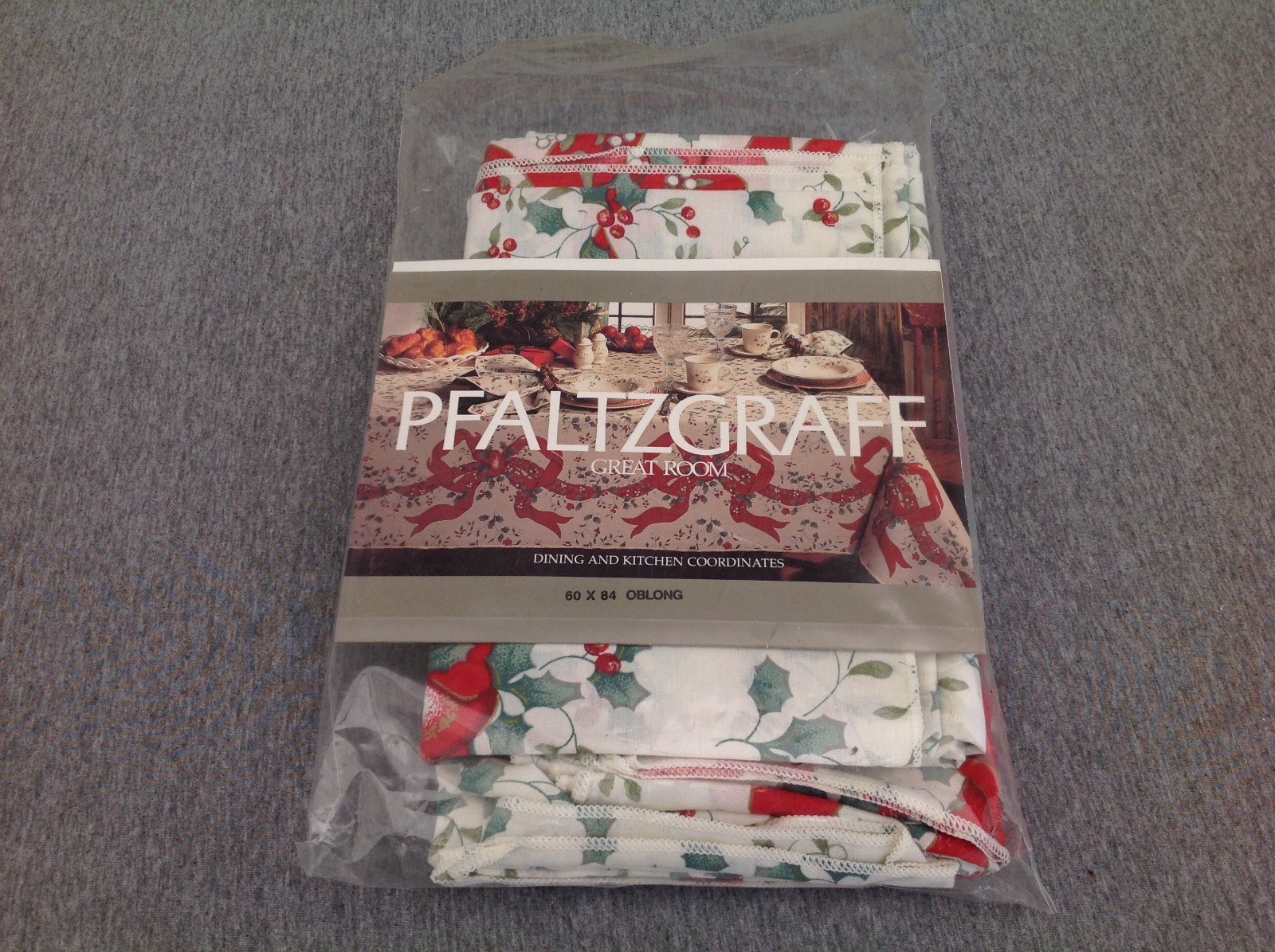 Pfaltzgraff Great Room Dining and Kitchen Coordinates Tablecloths, 60×84 Oblong