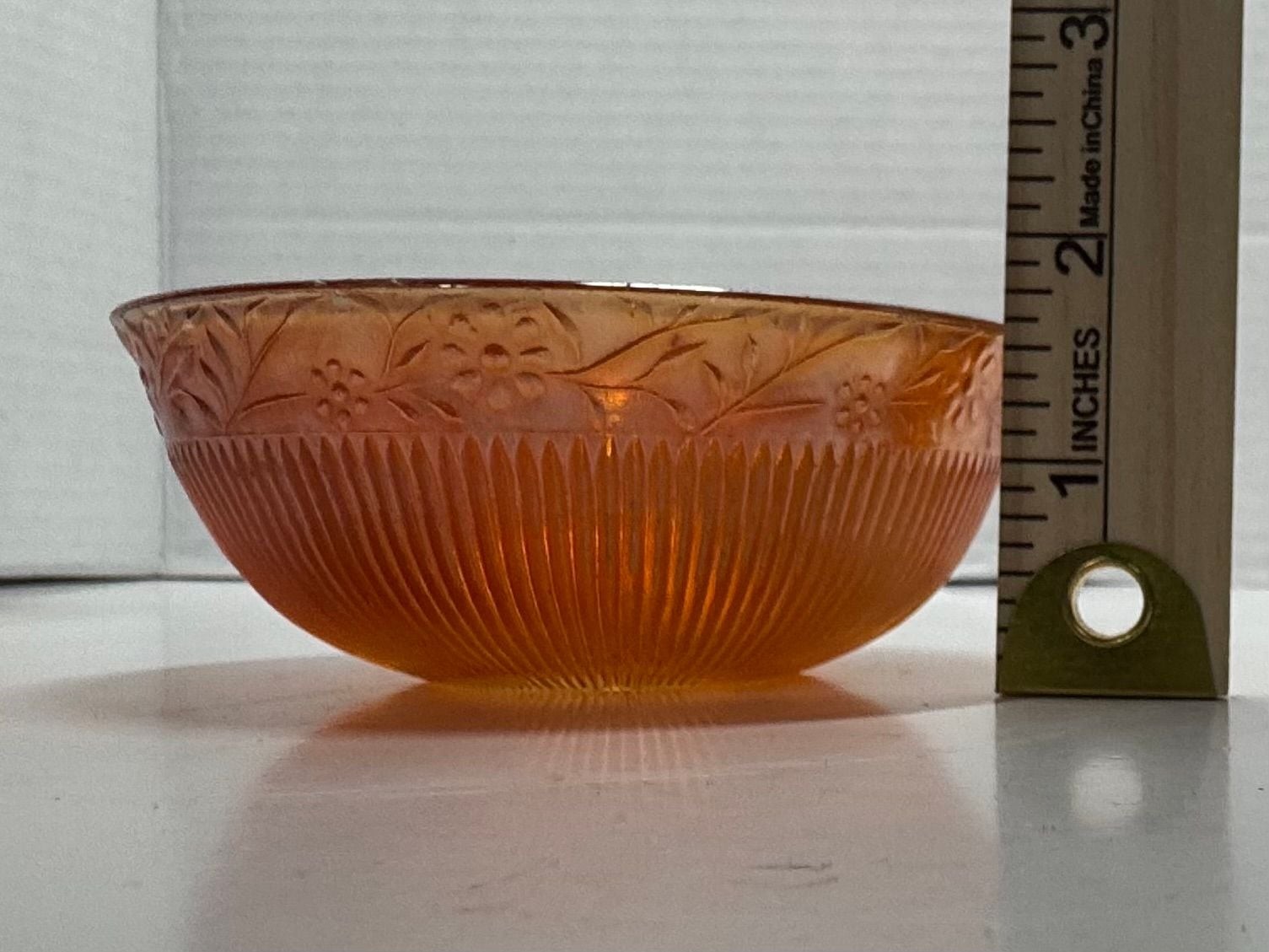 Vintage Imperial Glass Ohio Marigold Carnival Glass Berry Bowl