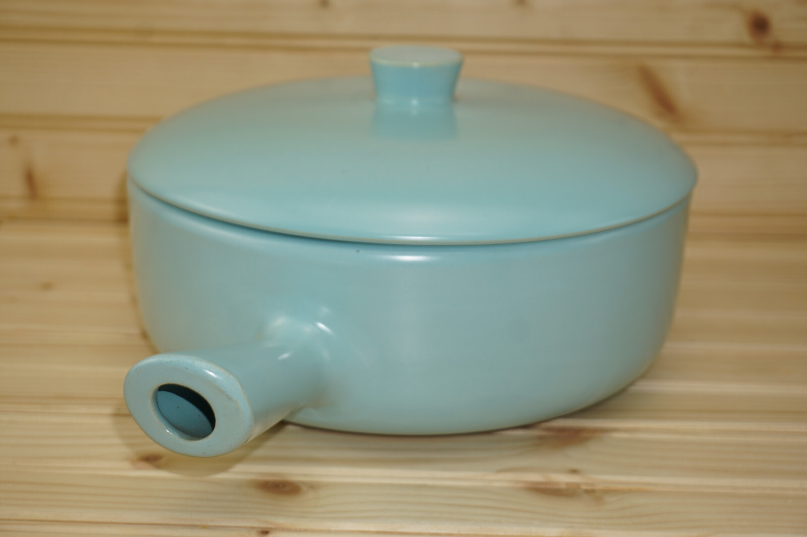 La Solana Blue Covered Casserole, 8 7/8″ (#1) Box #3 (G74)